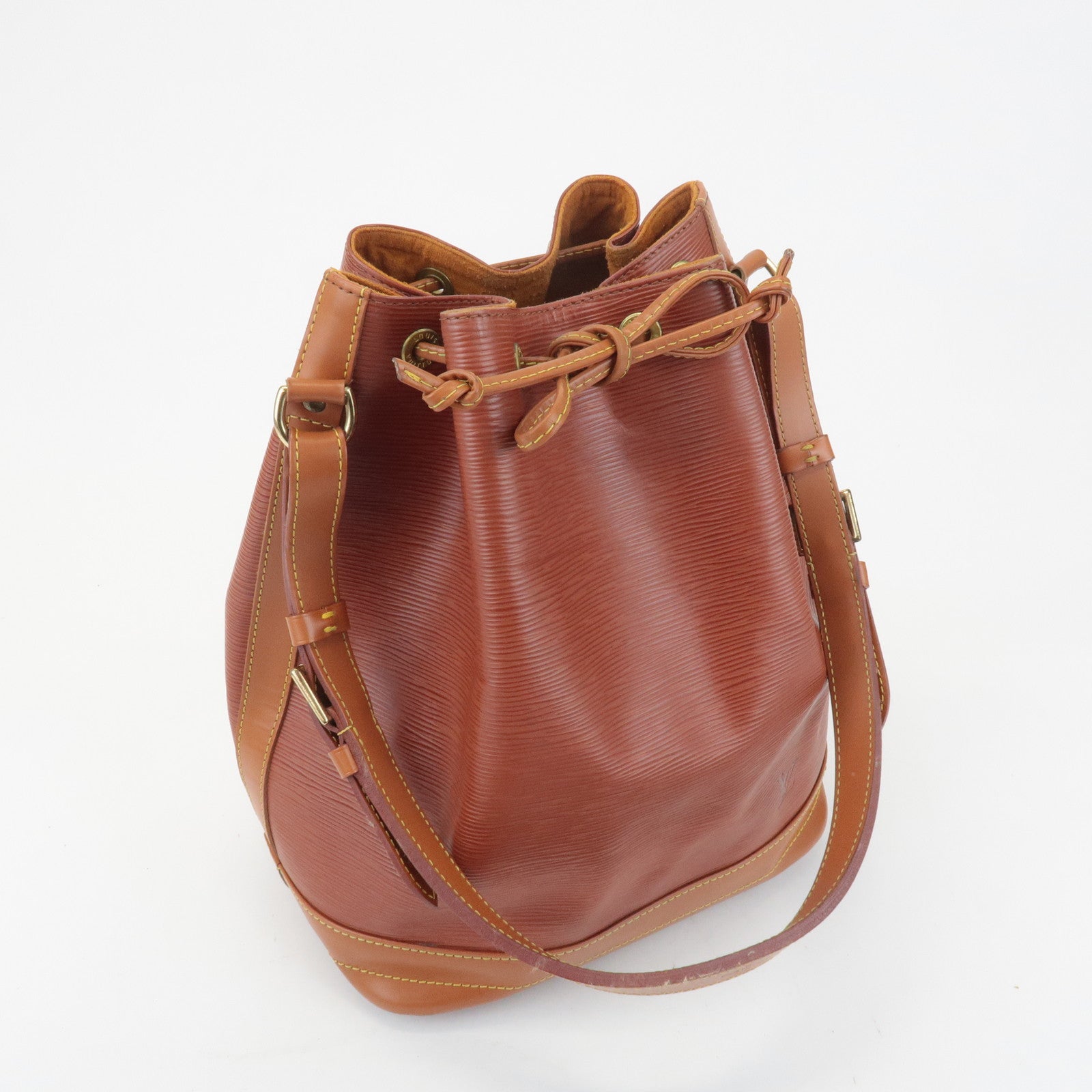 Louis Vuitton Epi Noe Bi-Color Shoulder Bag Kenya Brown M44028 Used