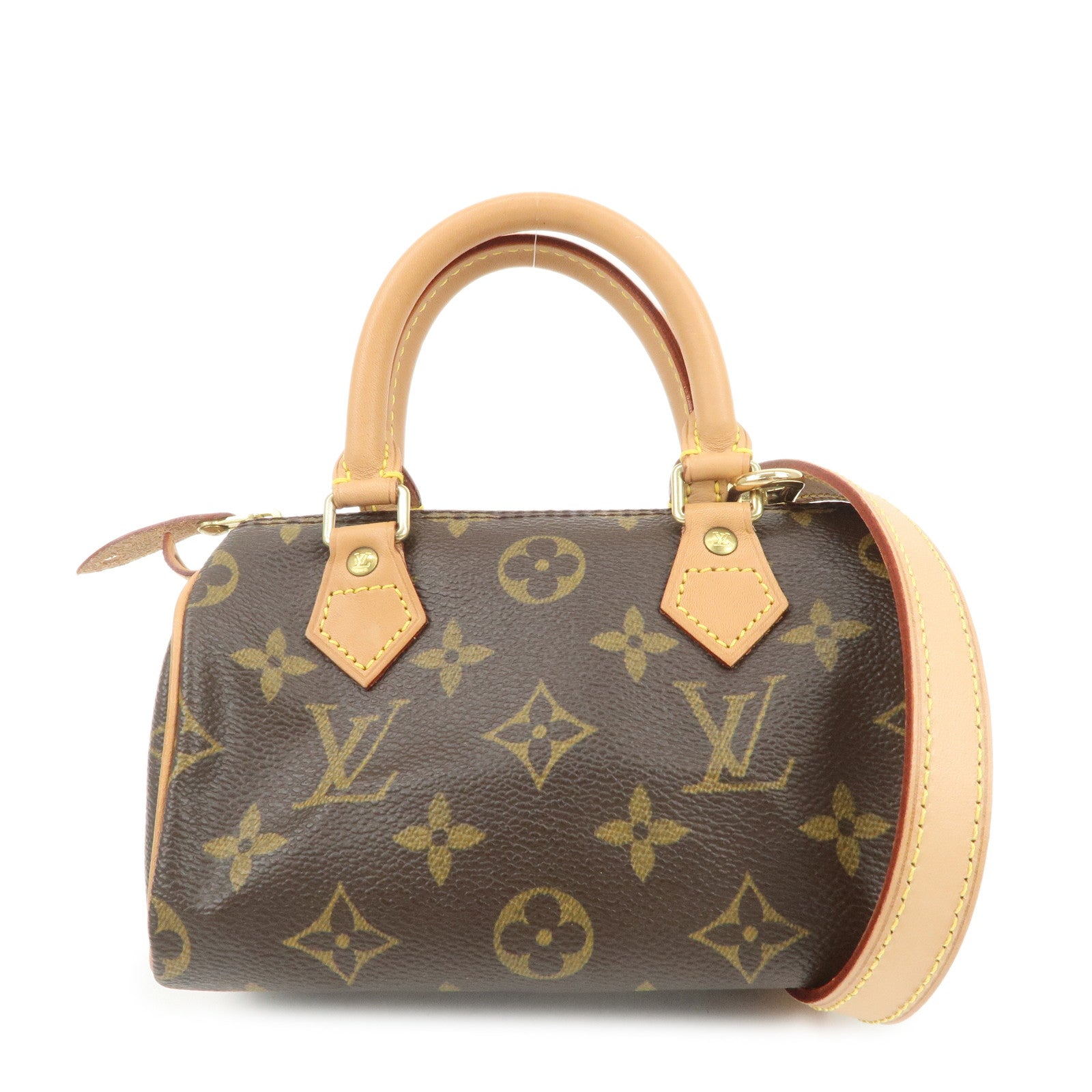 Louis Vuitton Monogram Mini Speedy Hand Bag Shoulder Bag M41534