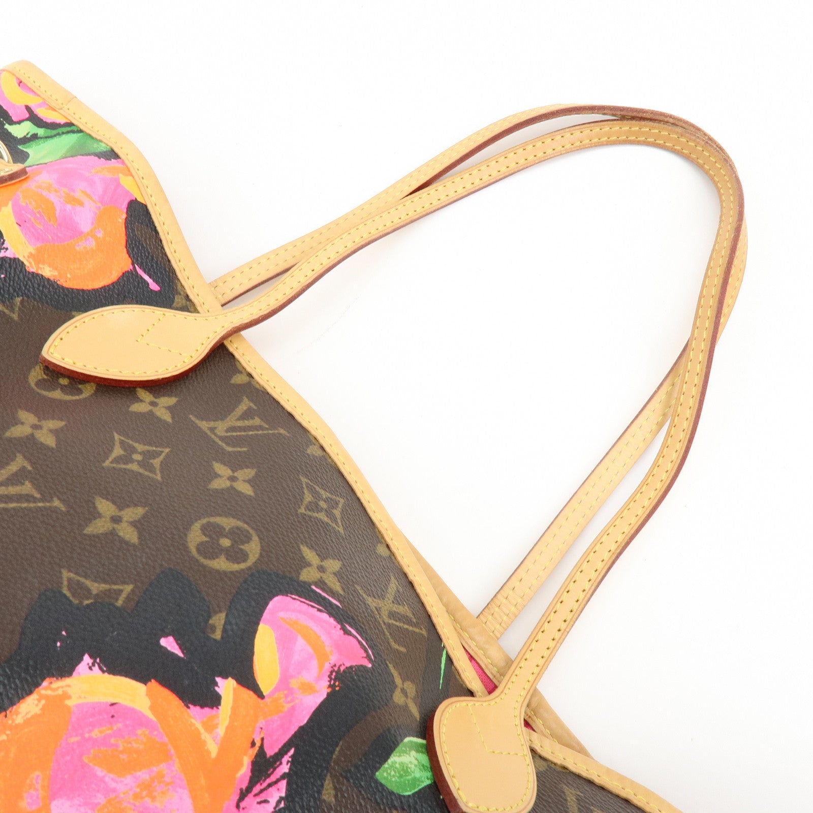 Louis Vuitton Monogram Rose Neverfull MM Tote Shoulder Bag M48613