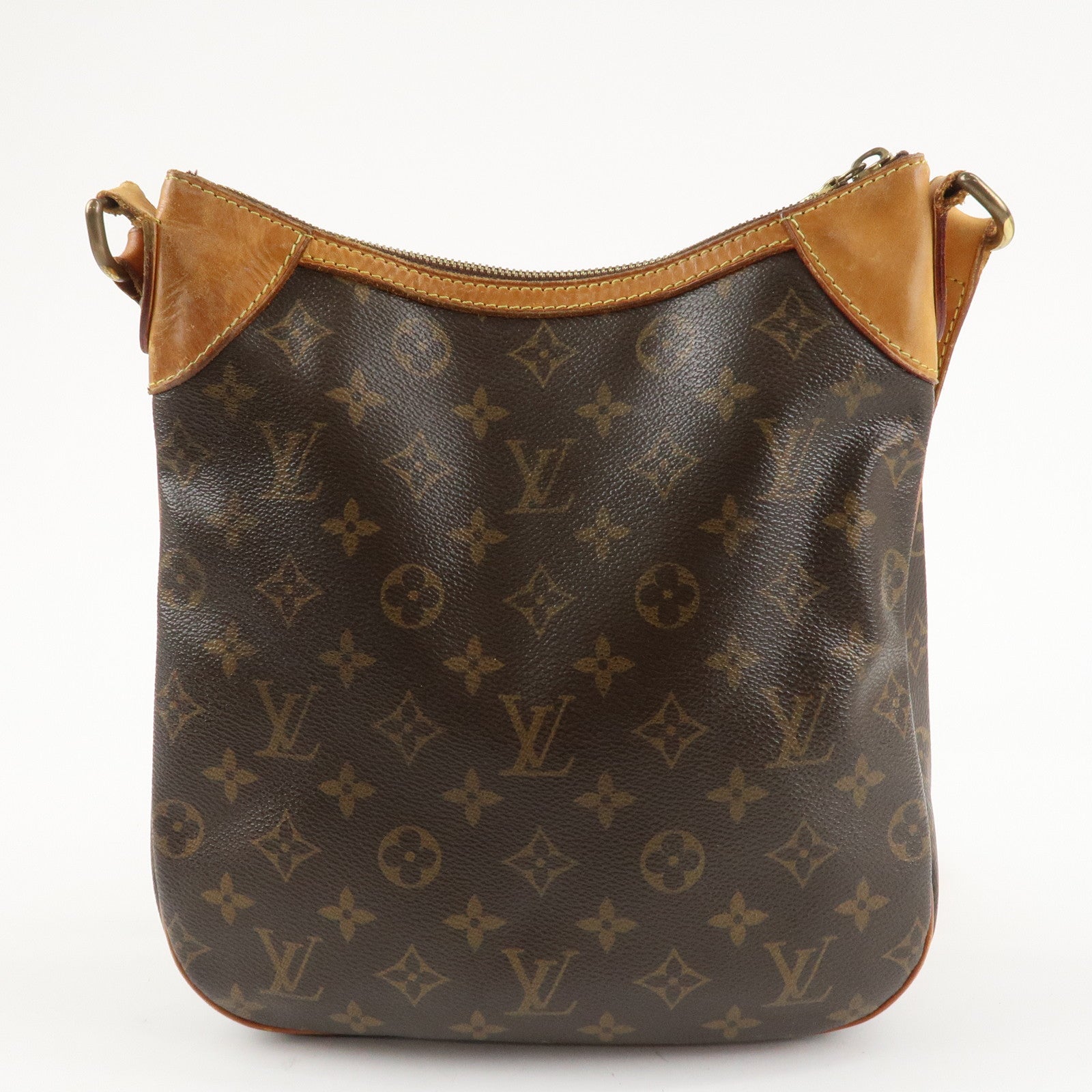 Louis Vuitton Monogram Odeon PM Crossbody Bag Shoulder Bag Brown M56390 Used
