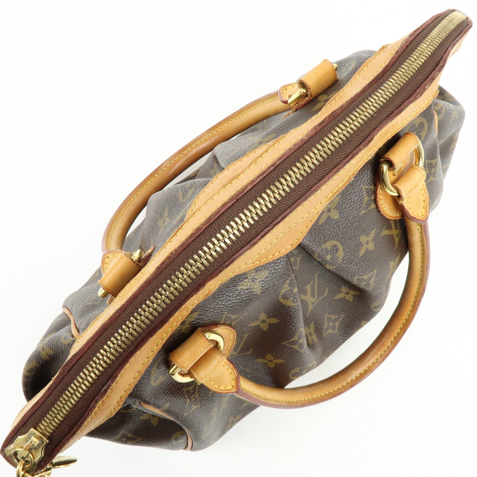 Louis Vuitton Monogram Tivoli PM Hand Bag Shoulder Bag Brown M40143