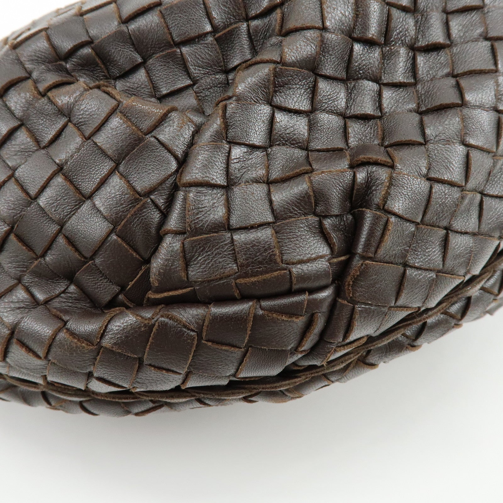 BOTTEGA VENETA Hobo Intrecciato Leather Shoulder Bag Brown 232499