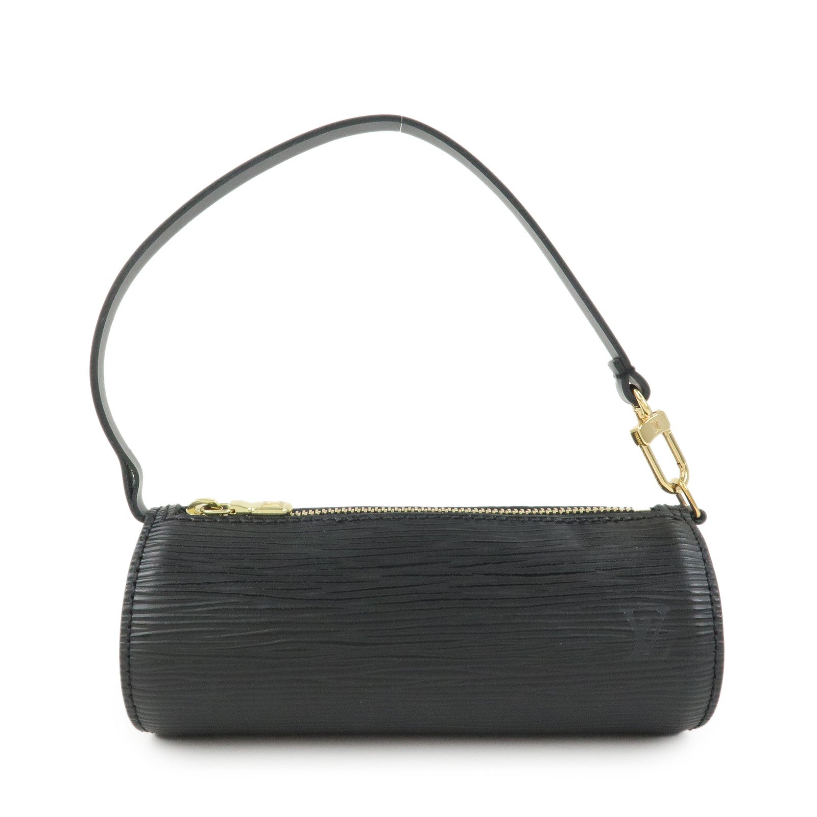 Louis Vuitton Epi Mini Pouch For Soufflot Hand Bag Noir
