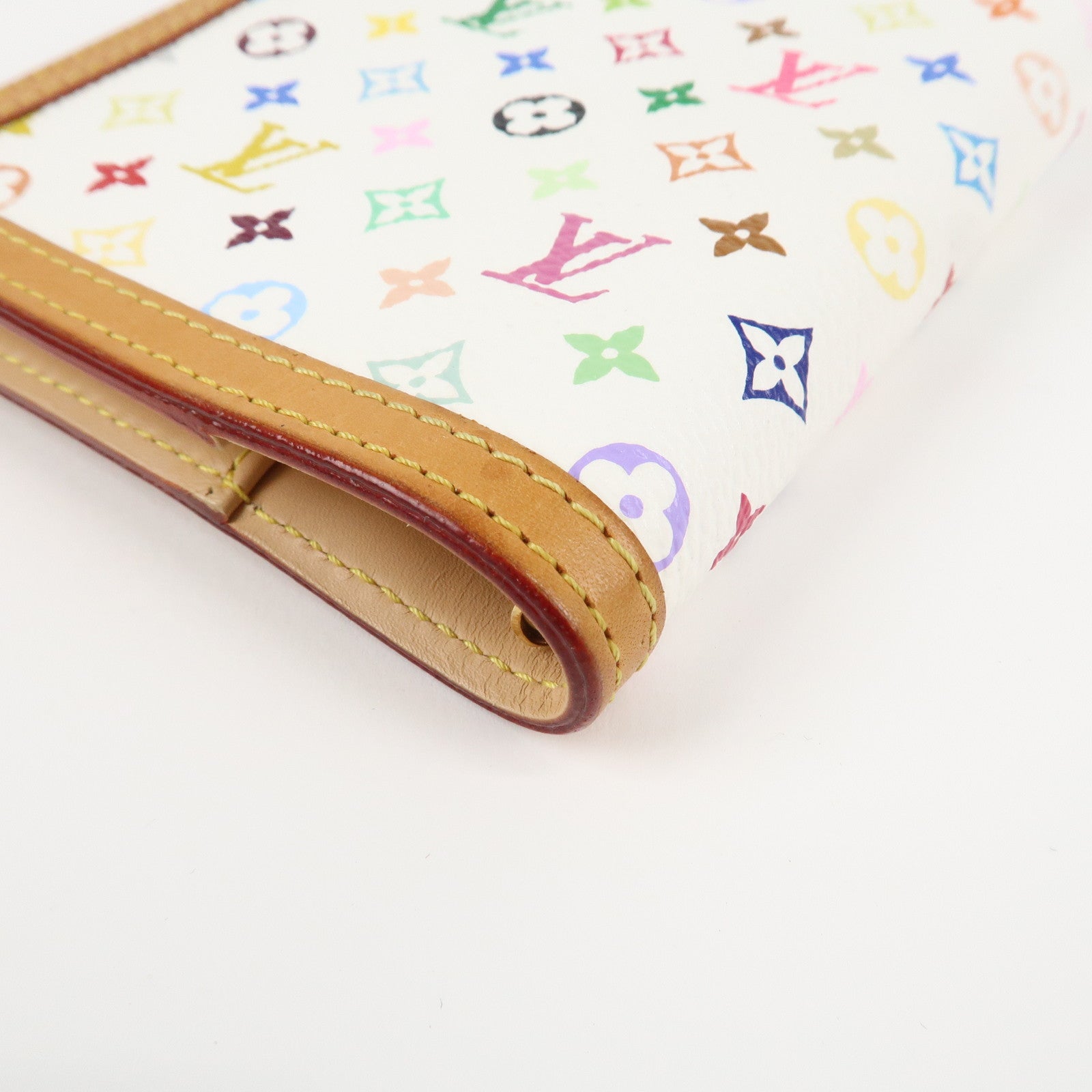 Louis Vuitton Monogram Multi Color Agenda PM Planner Cover R20896 Used