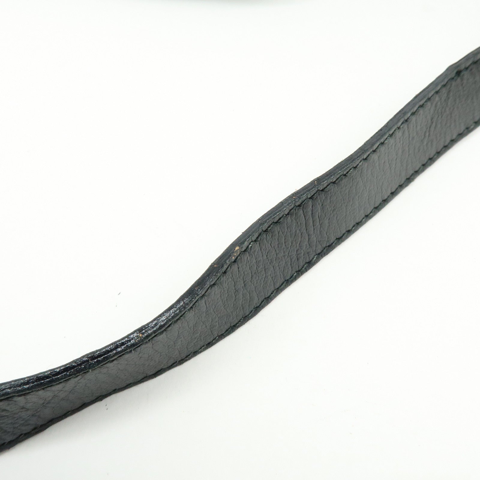 Ferragamo Gancini Leather Shoulder Bag Crossbody Bag Black