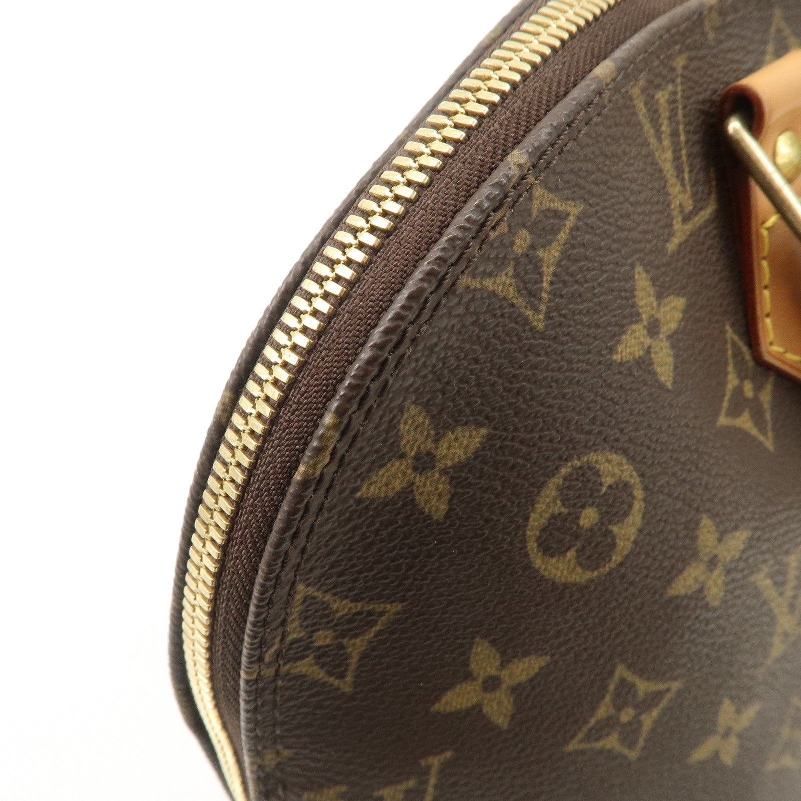 Louis Vuitton Monogram Canvas Alma Hand Bag Brown M51130 Used