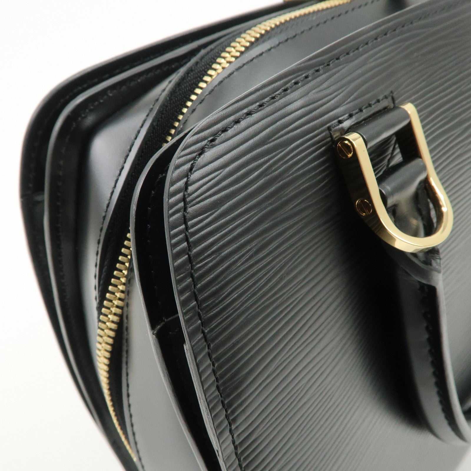 Louis Vuitton Epi Leather Pont Neuf Hand Bag Black Noir M52052