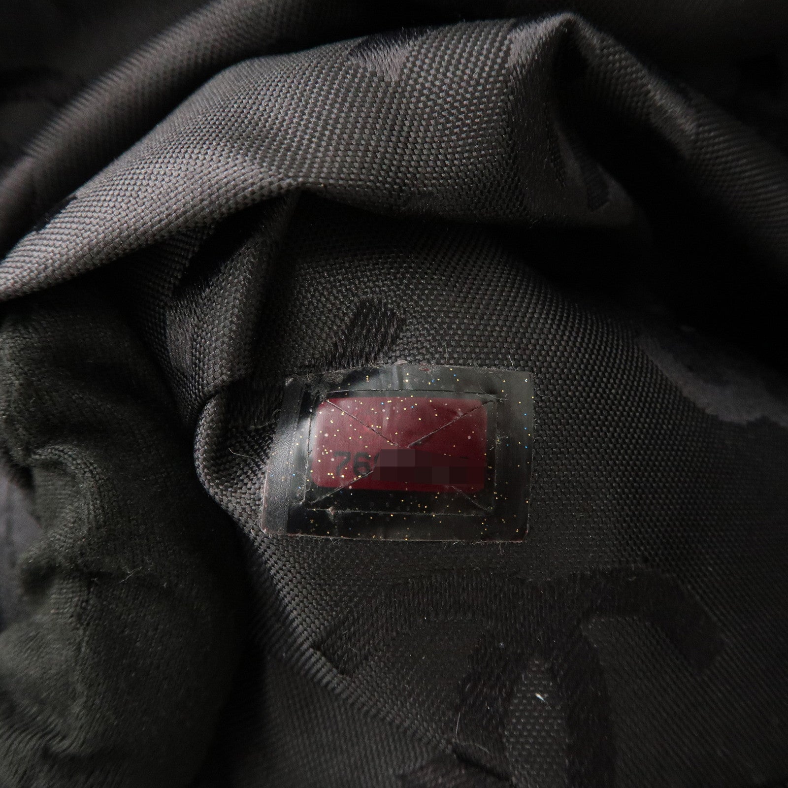 CHANEL Suede Shoulder Bag Hand Bag Tassel Black Used