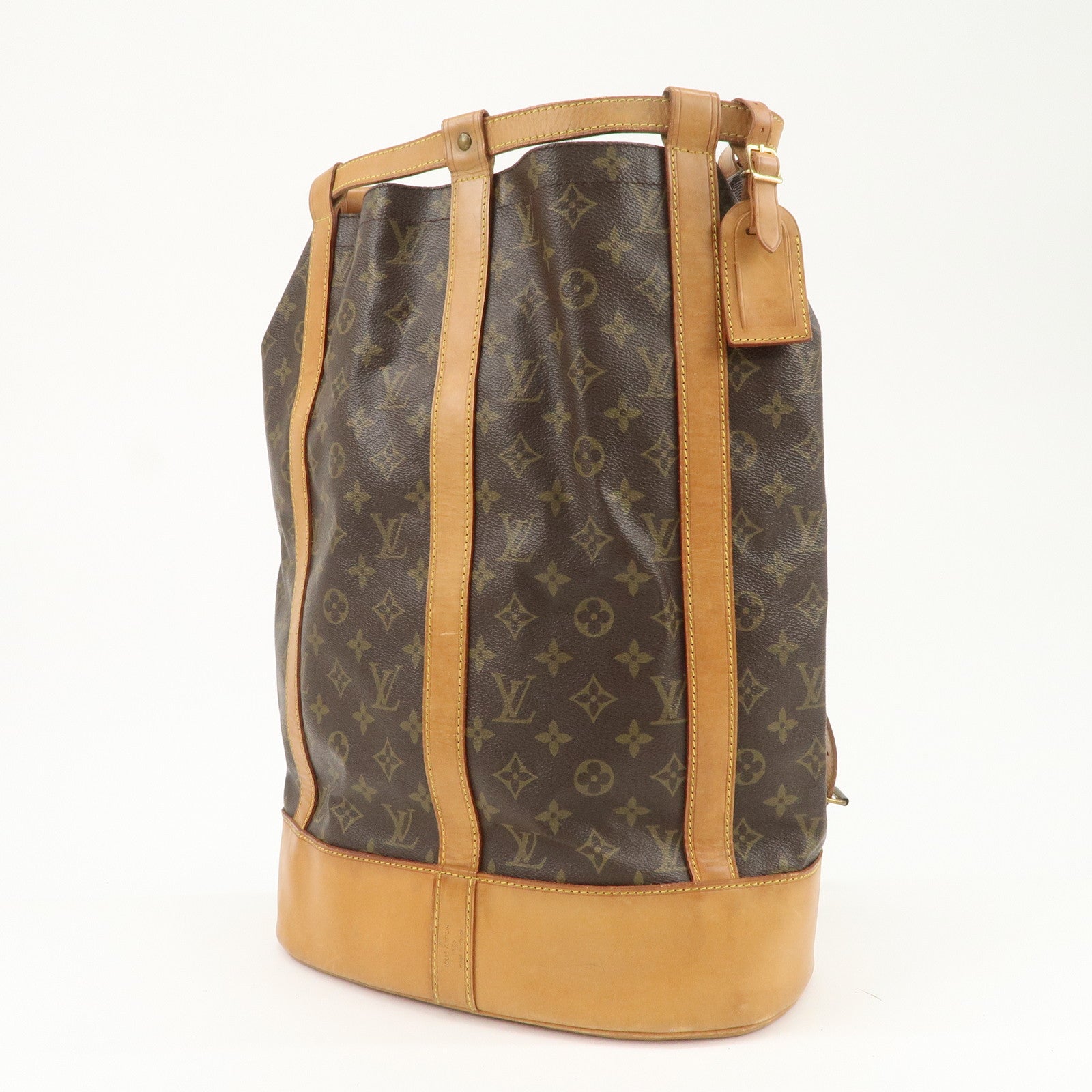 Louis Vuitton Monogram Randonnee GM Shoulder Bag Brown M42244