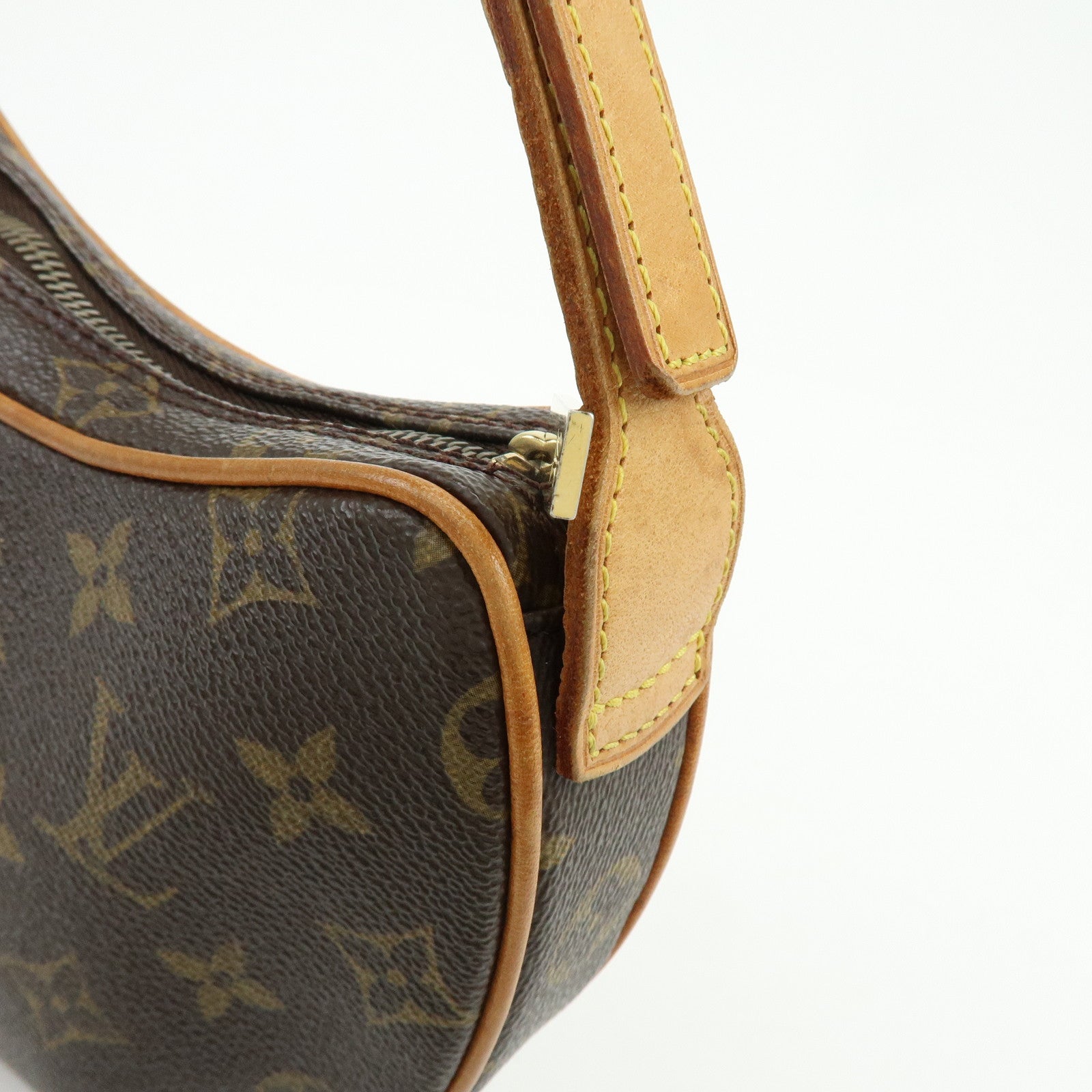 Louis Vuitton Monogram Pochette Croissant Shoulder Hand Bag M51510