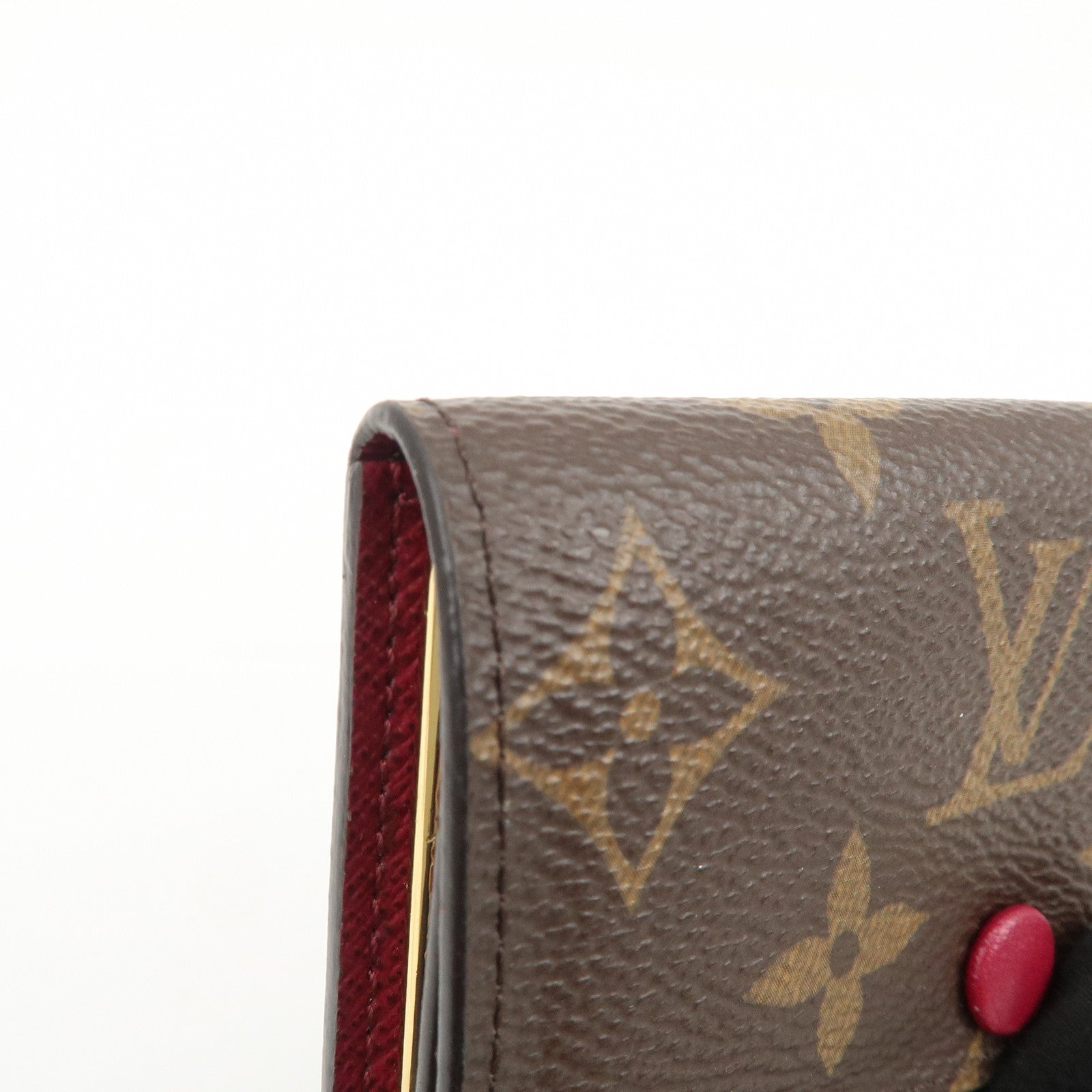 Louis Vuitton Monogram Multicles 6 Key Case Brown Fuchsia M60701