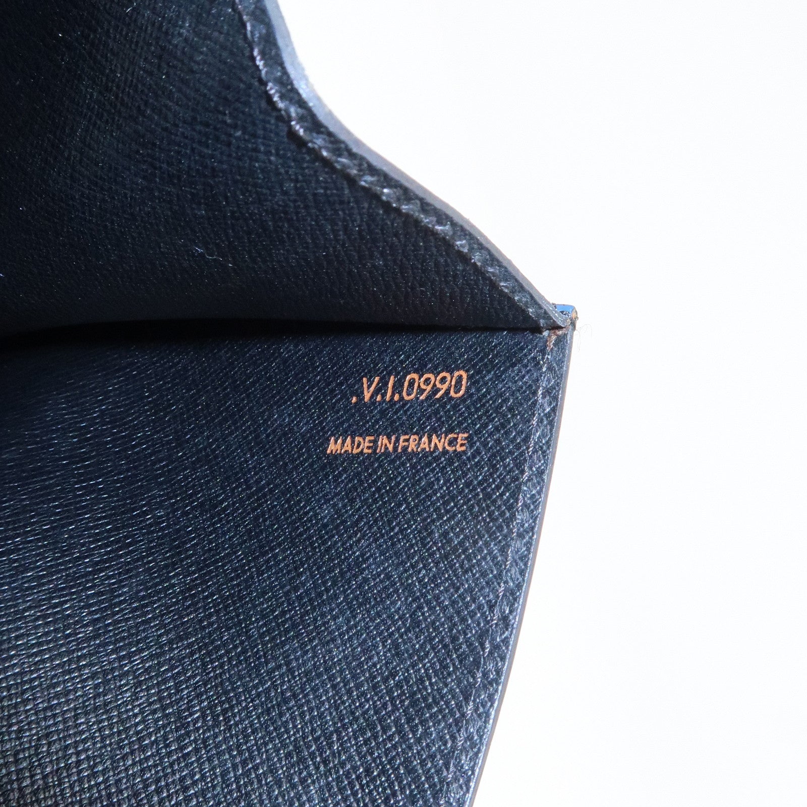 Louis Vuitton Epi Leather Art Deco Toledo Clutch Bag Blue M52635