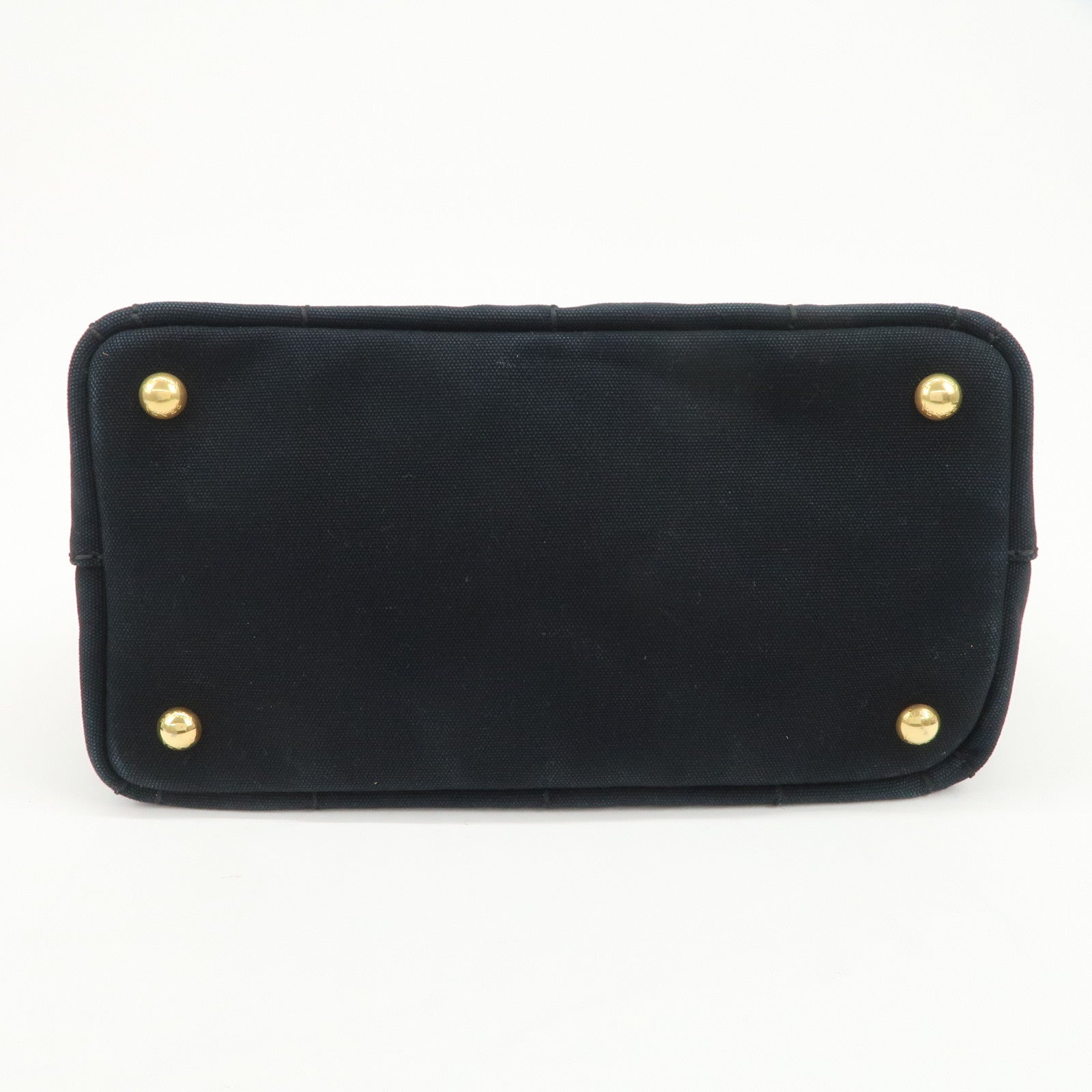 PRADA Logo Canapa Mini Canvas 2Way Bag Hand Bag Shoulder Bag 1BG439