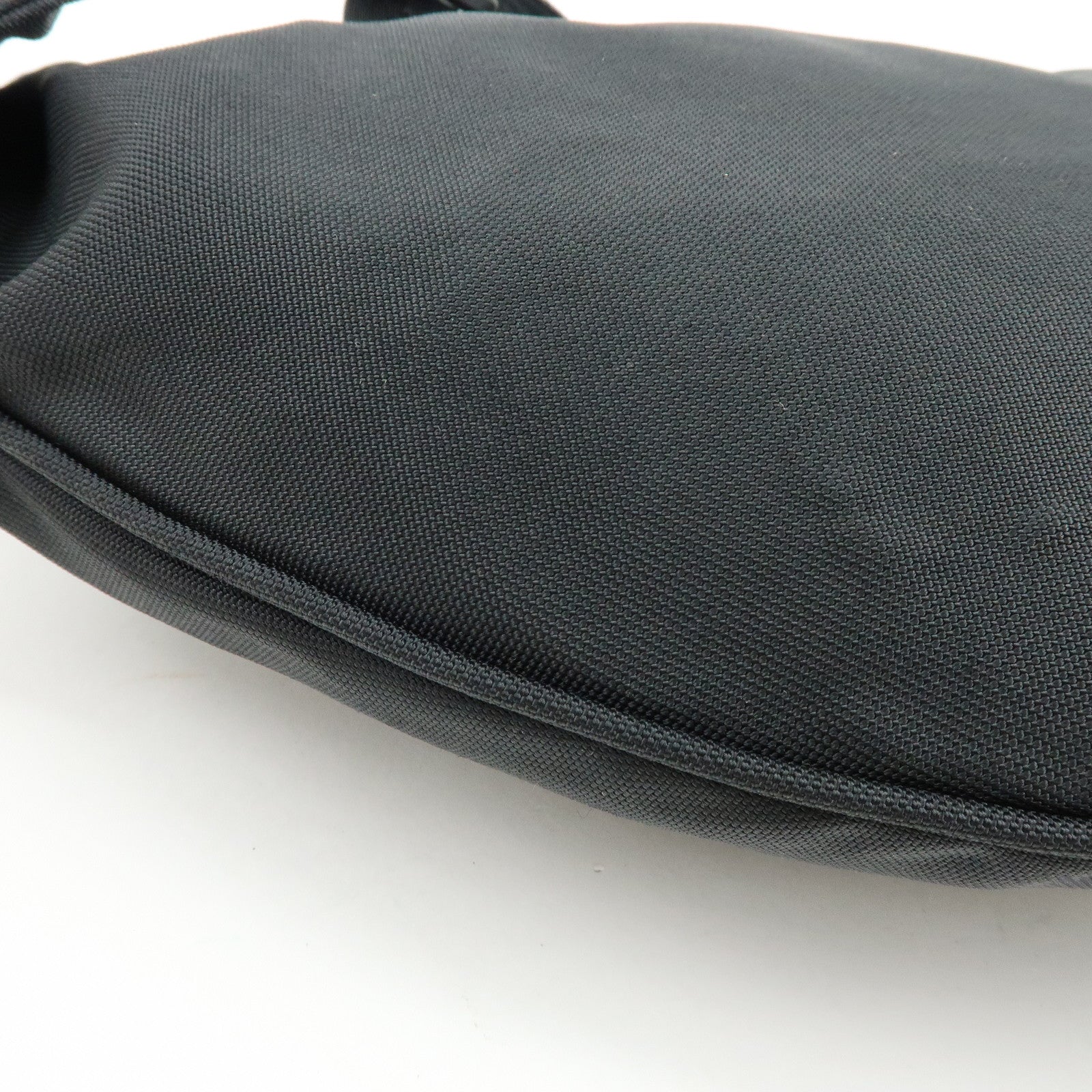 CHANEL Sports Line Nylon Banana Bag Waist Bag Crossbody Bag Black