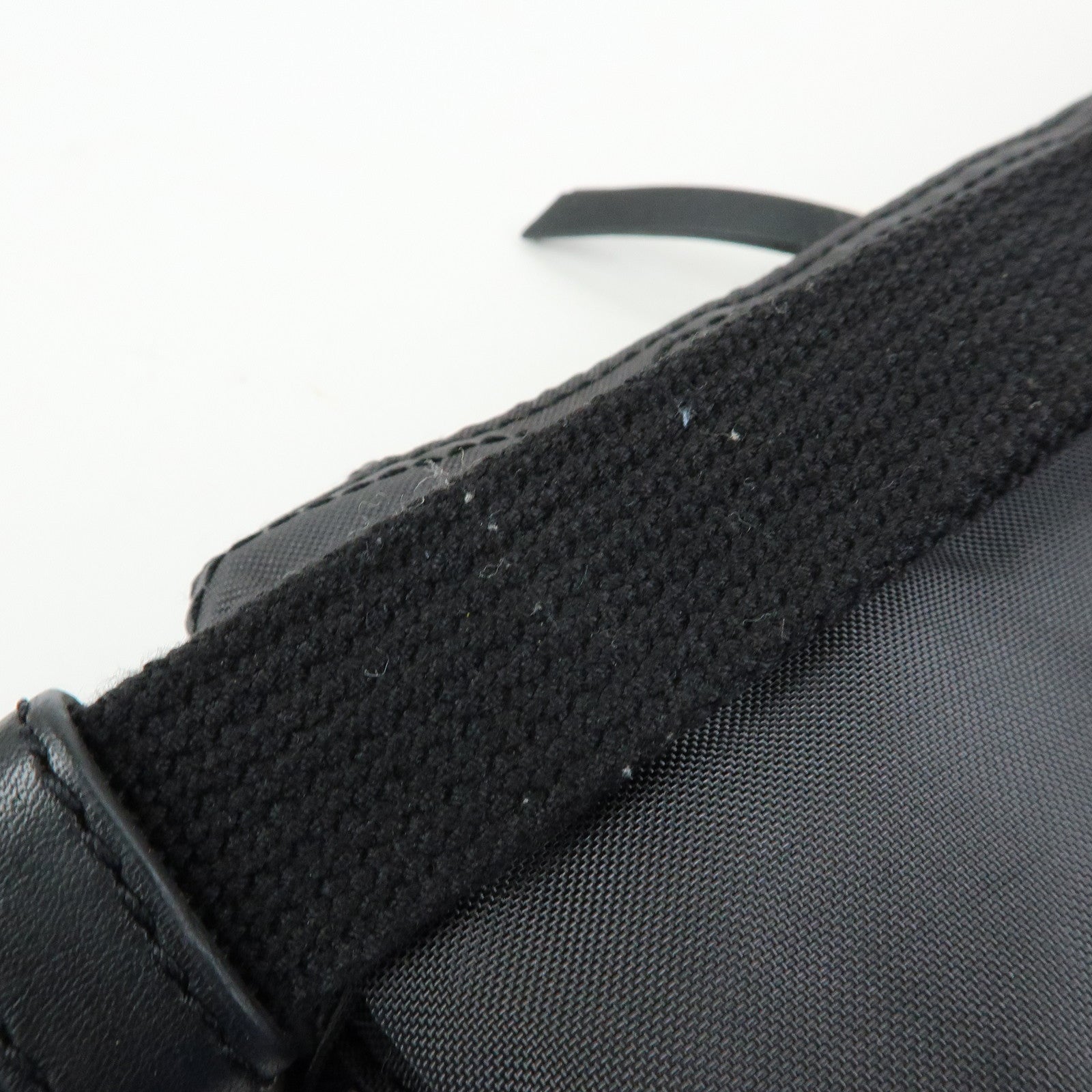 Dolce & Gabbana Nylon Leather Waist Bag Body Bag Black