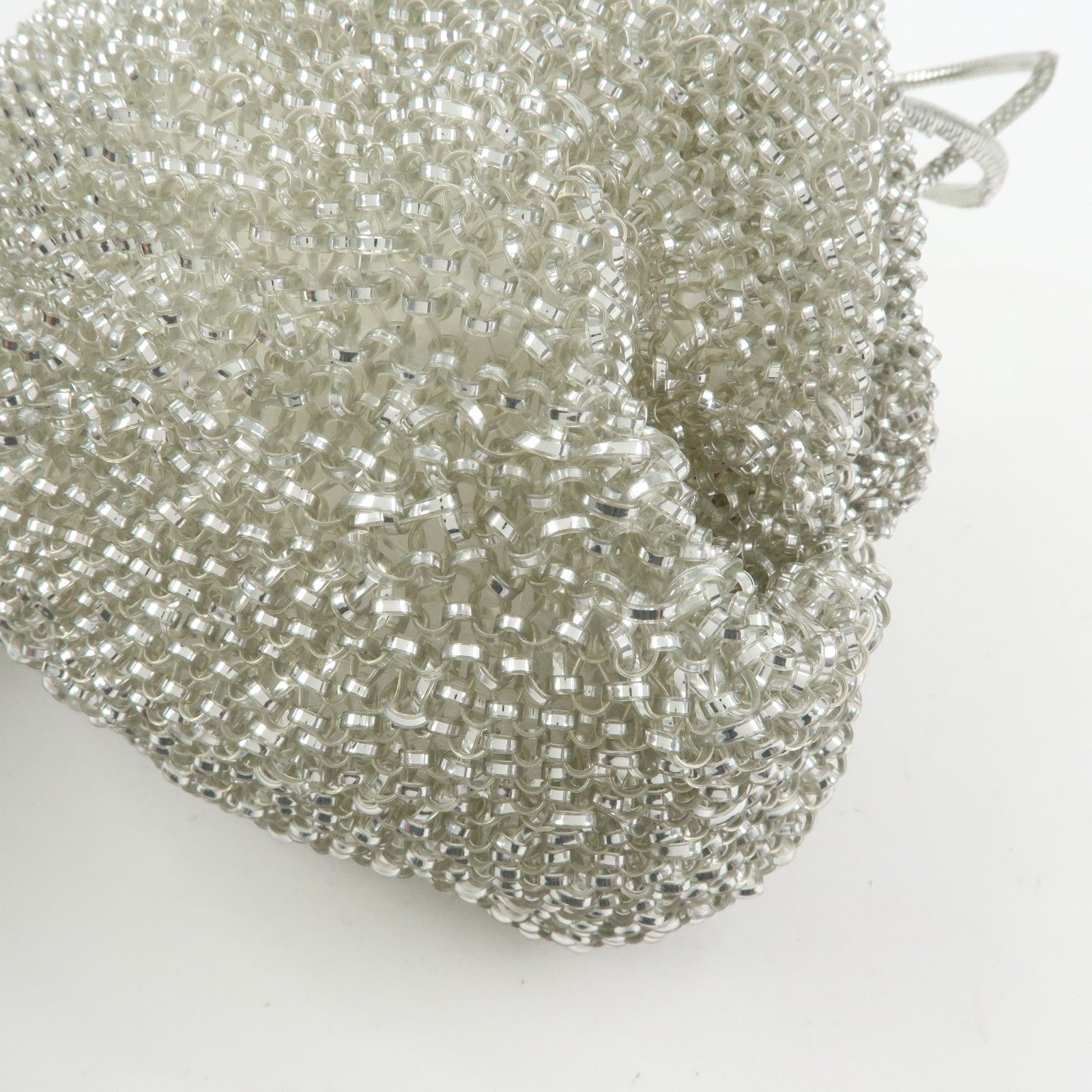 ANTEPRIMA PVC Wire Bag Hand Bag Shoulder Bag Mini Bag Charm Silver