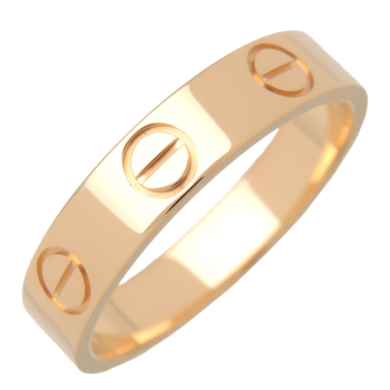 Cartier Mini Love Ring K18 750YG Yellow Gold #47 US4.5 B4085000