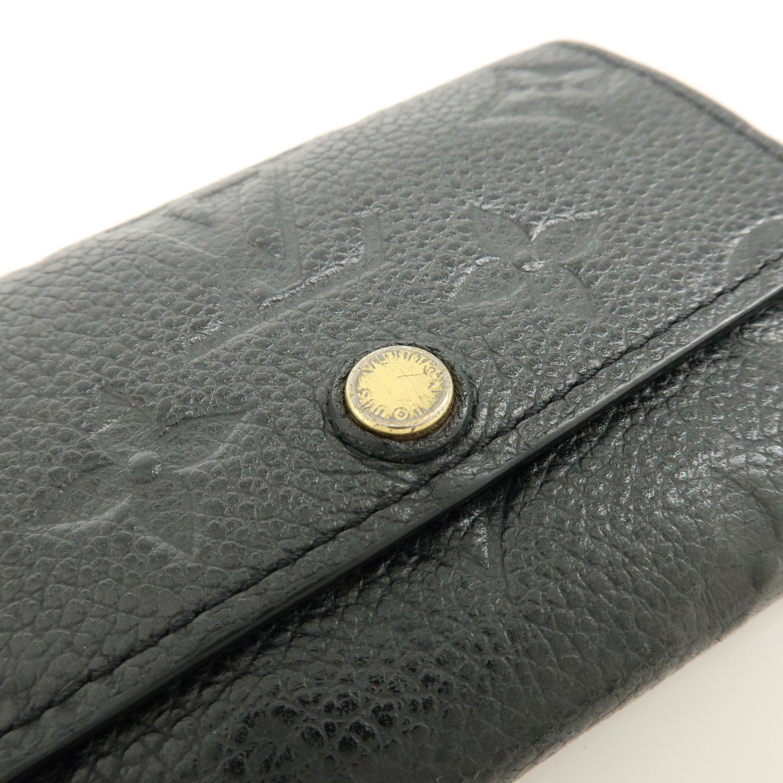 Louis Vuitton Monogram Empreinte Multiclés 6 Key Case Noir M64421