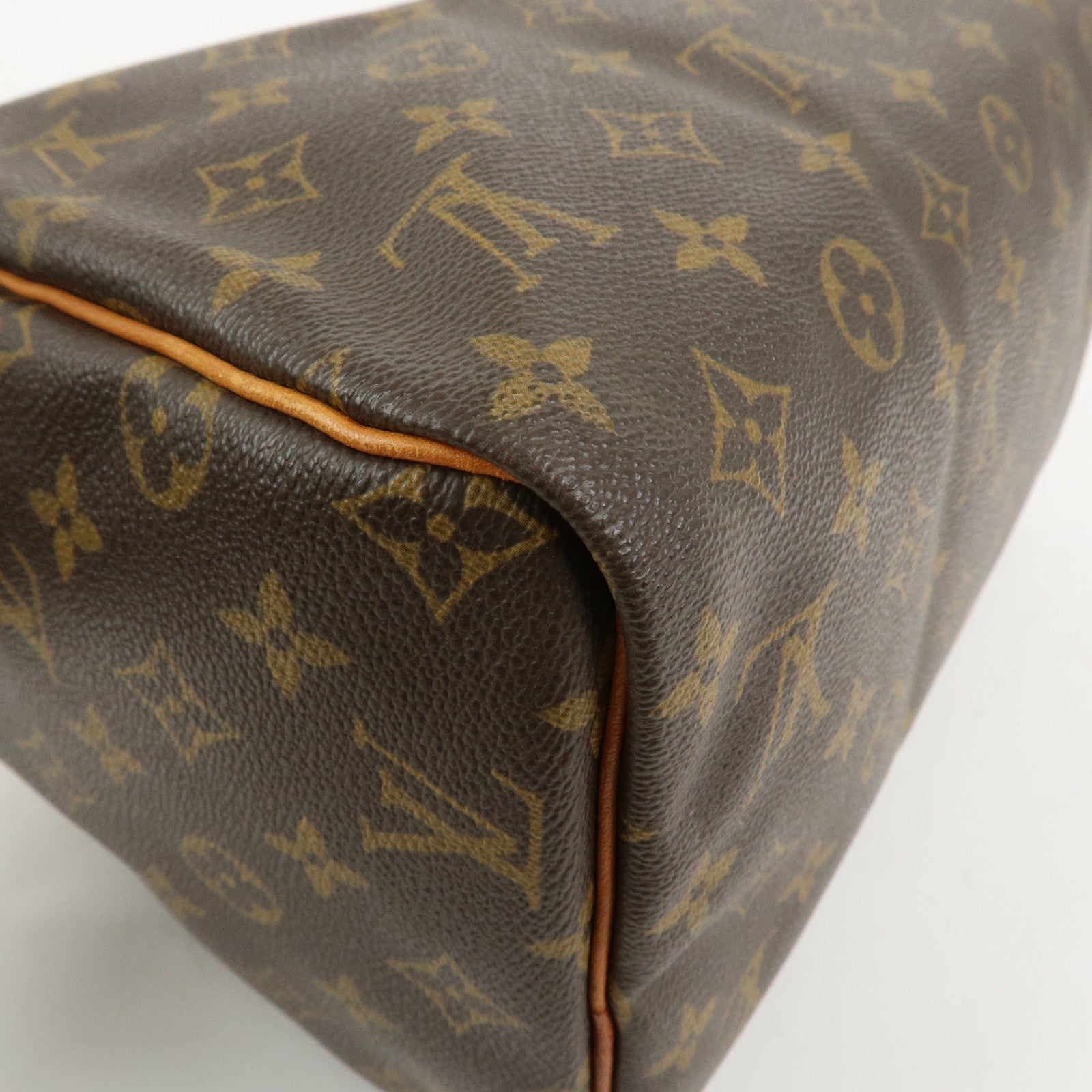 Louis Vuitton Monogram Speedy 30 Boston Bag Hand Bag Brown M41526