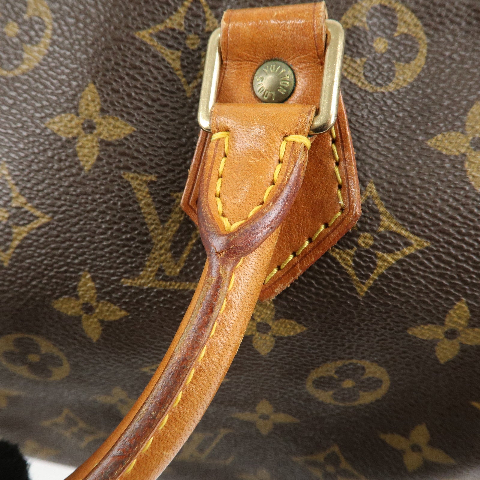 Louis Vuitton Monogram Speedy 30 Hand Bag Boston Bag M41526 Used