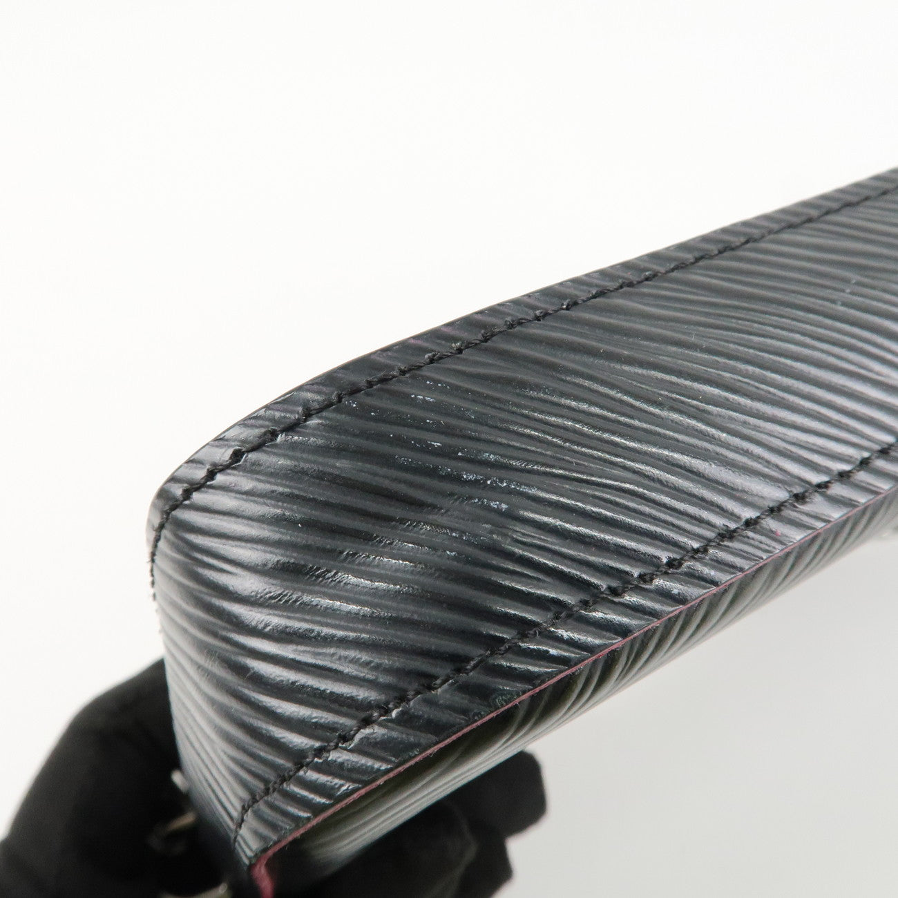 Louis Vuitton Epi Pochette Felicie Shoulder Bag Noir Pink M64579 Used