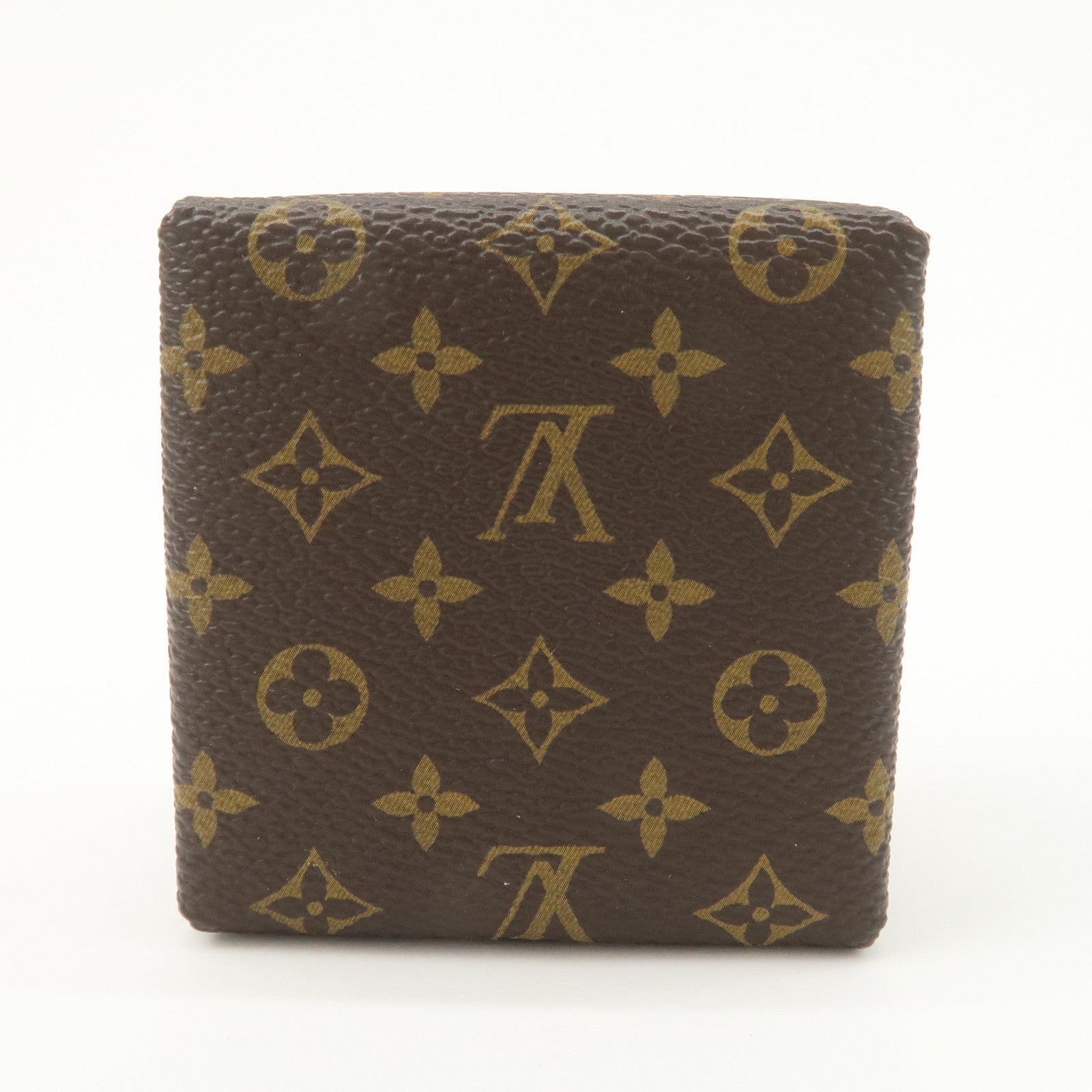 Louis Vuitton Monogram Canvas Jewelry Case Jewelry Box Brown