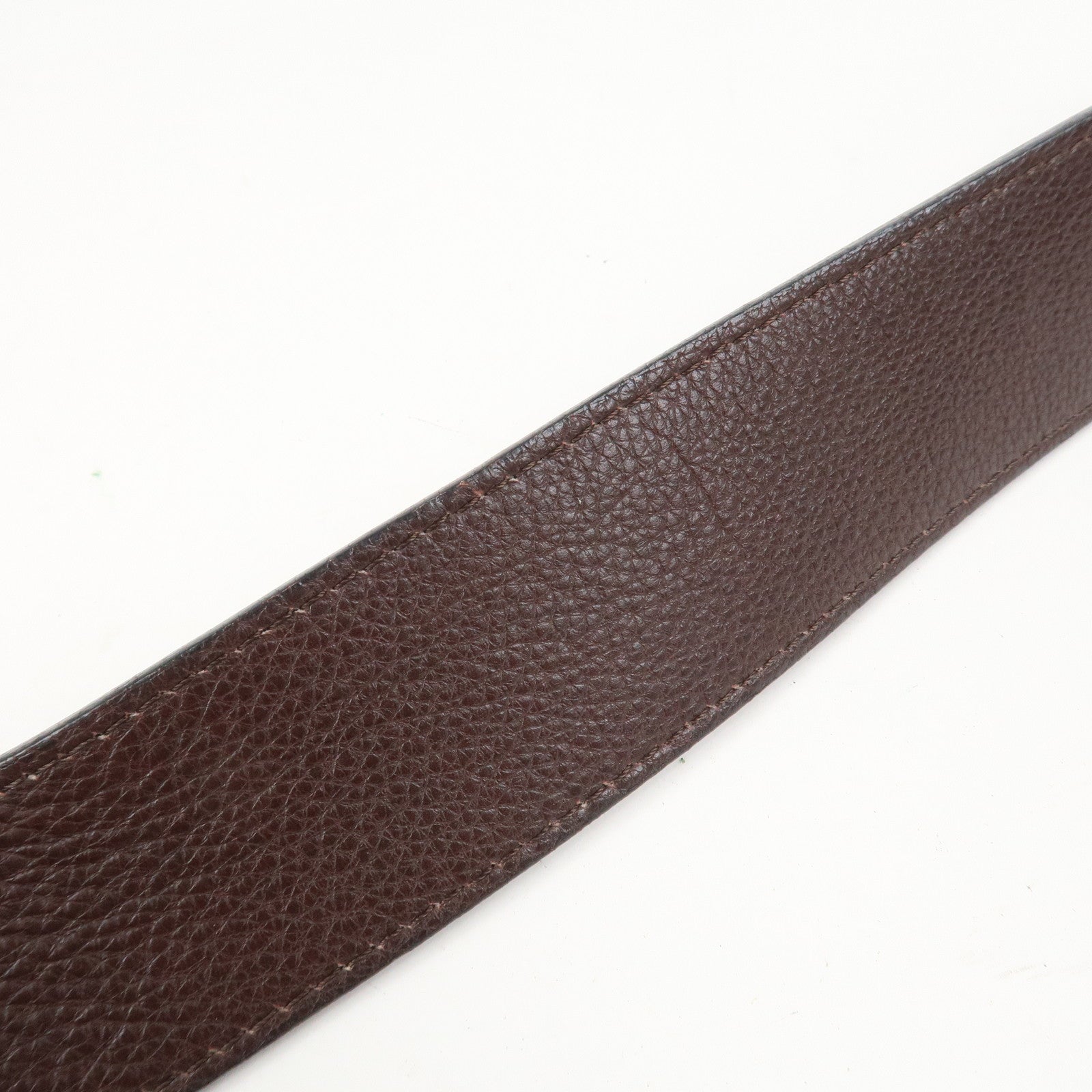 LOEWE Anagram Logo Leather Shoulder Bag Crossbody Bag Brown