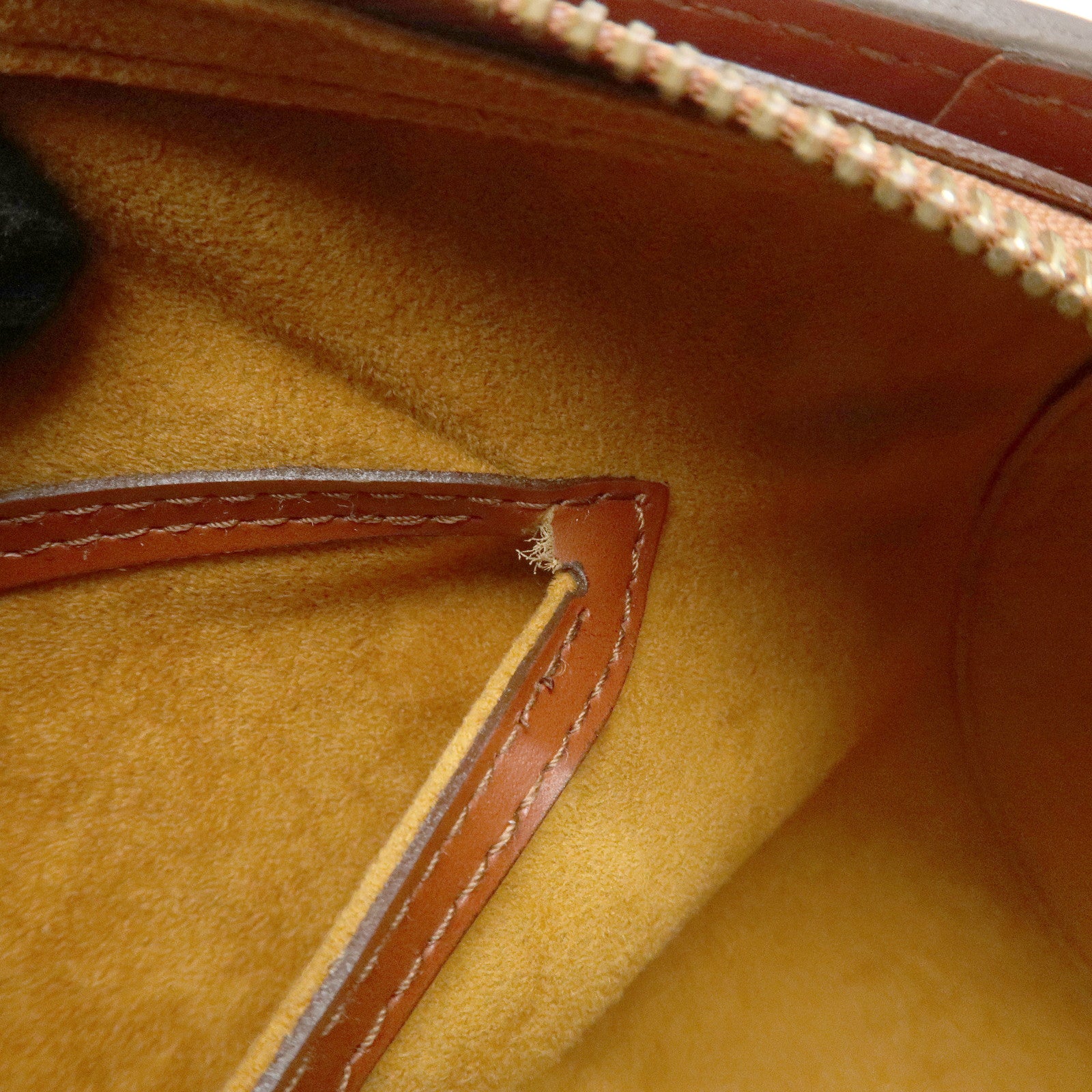 Louis Vuitton Epi Soufflot Shoulder Bag Kenya Brown M52223 Used