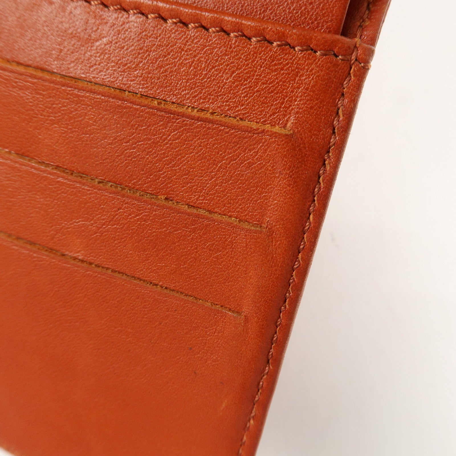 CHANEL COCO Mark Caviarskin Double Hook Bi-Fold Wallet A13496 Used