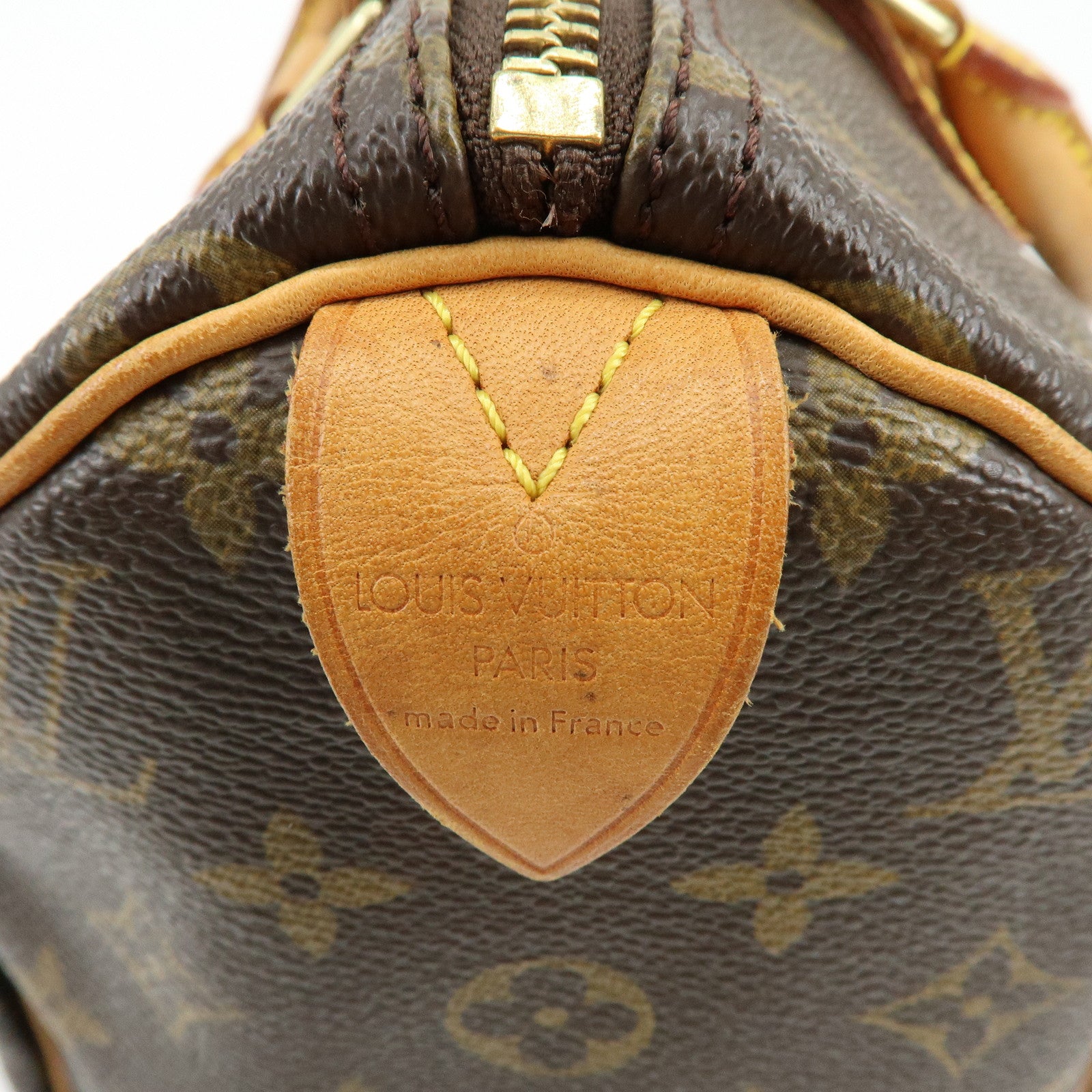 Louis Vuitton Monogram Speedy 30 Boston Bag Hand Bag Brown M41526