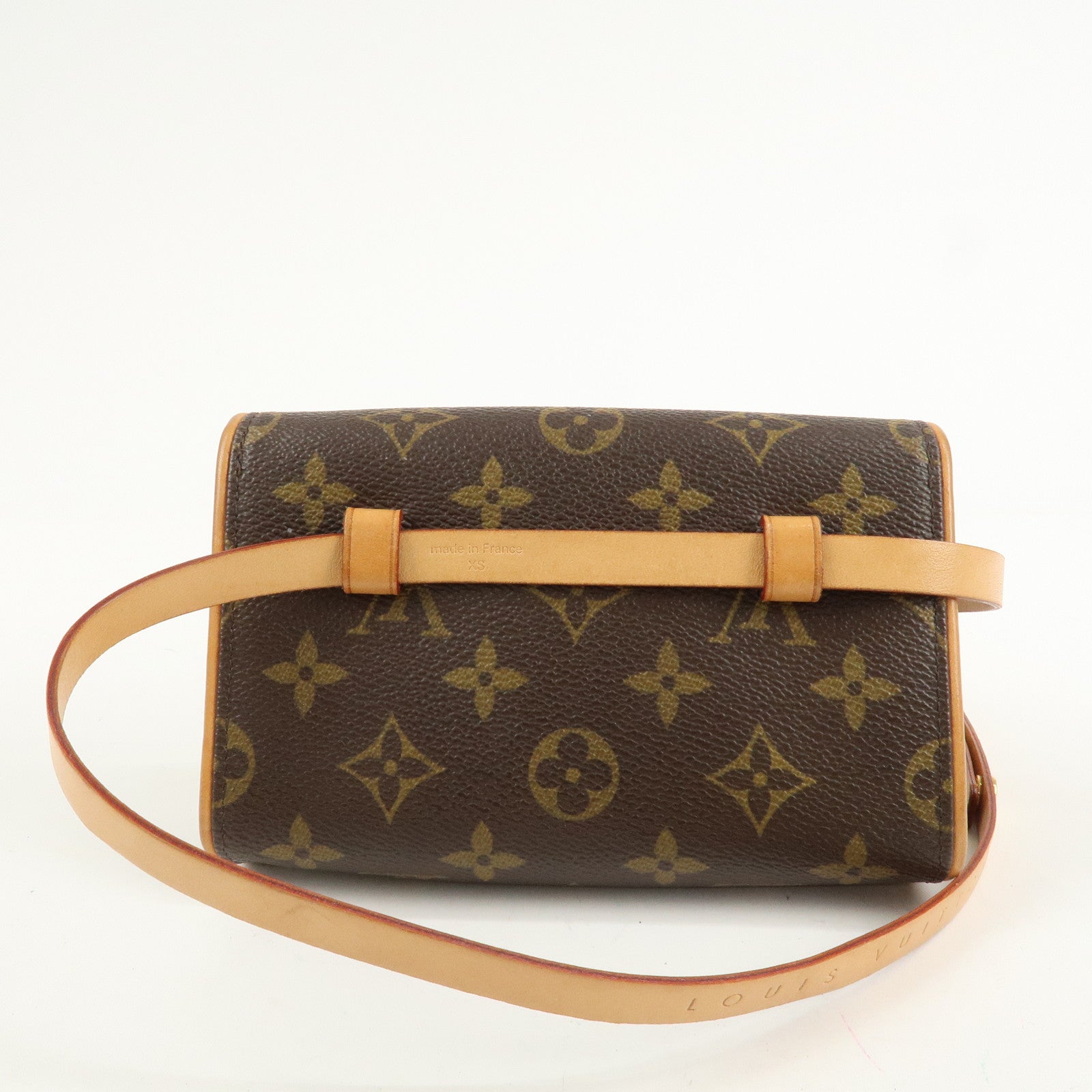 Louis Vuitton Monogram Pochette Florentine Waist Bag Belt XS M51855 Used