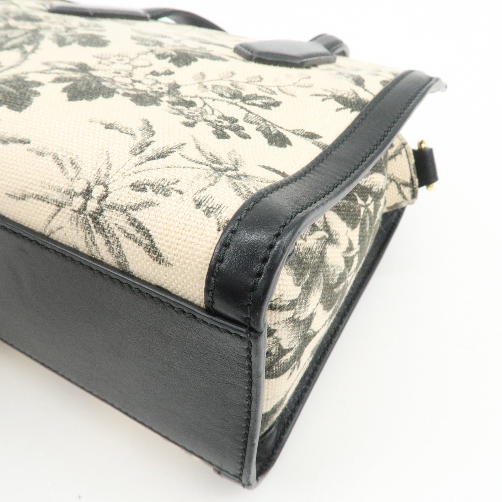 GUCCI GG Ribbon Herbarium 2Way Bag Hand Bag Shoulder Bag 443089