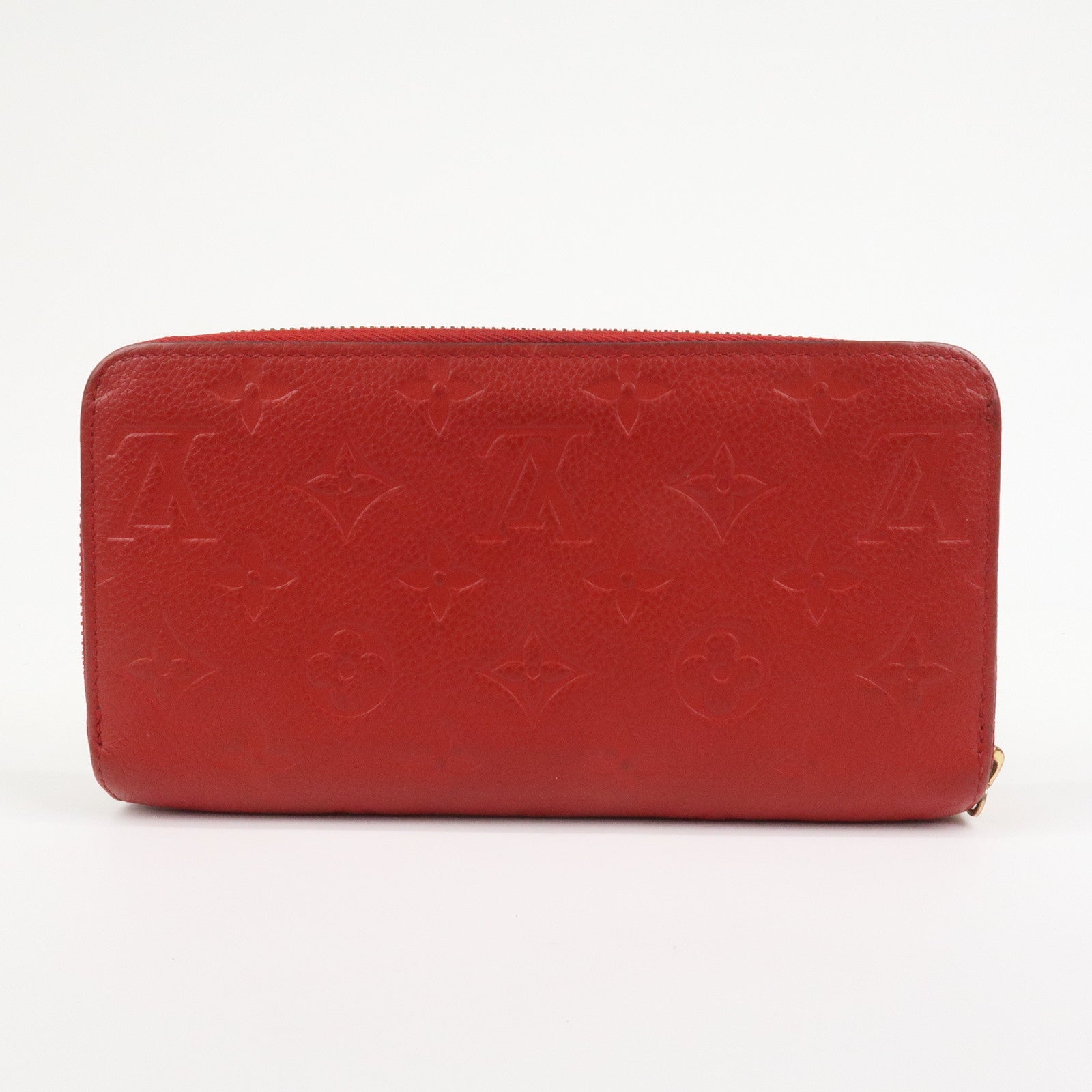 Louis Vuitton Monogram Empreinte Leather Round Zippy Wallet M68571