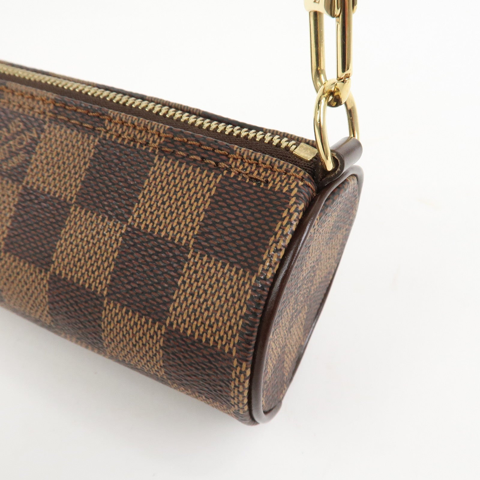 Louis Vuitton Damier Ebene Mini Pouch for Papillon Bag Brown