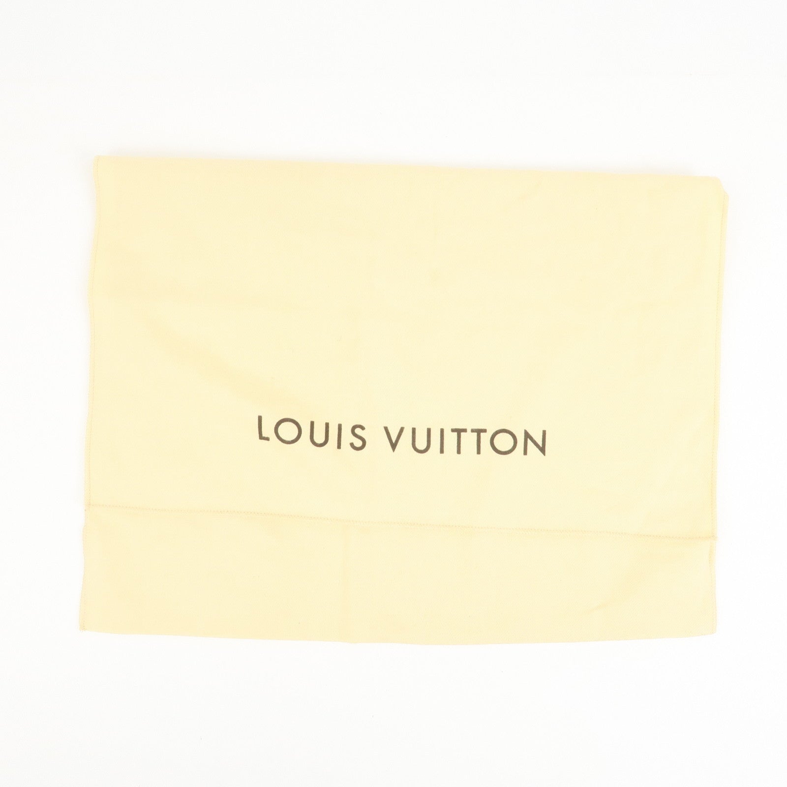 Louis Vuitton Set Of 10 Dust Bag Storage Bag Flap Style Beige