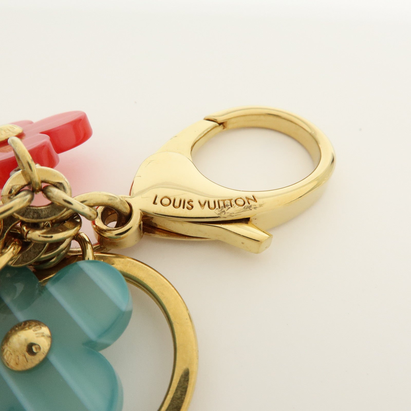 Louis Vuitton Porte Cles Pop Flower Key Chain Multicolor M66144
