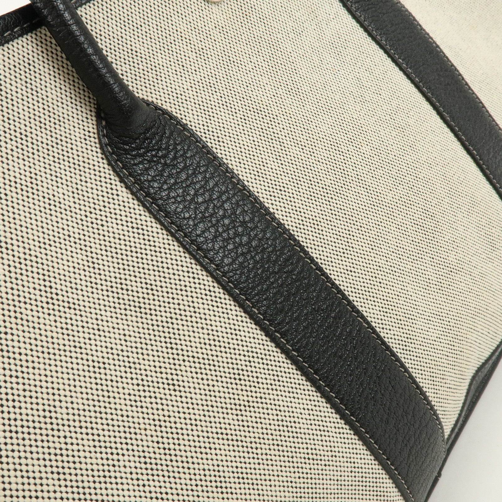 HERMES Toile H Garden Party PM Tote Bag Christmas Limited Black