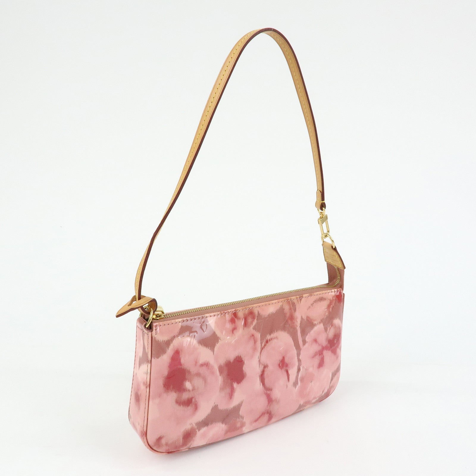 Louis Vuitton Vernis Archipel Ikat Flower Shoulder Bag Pink M90043