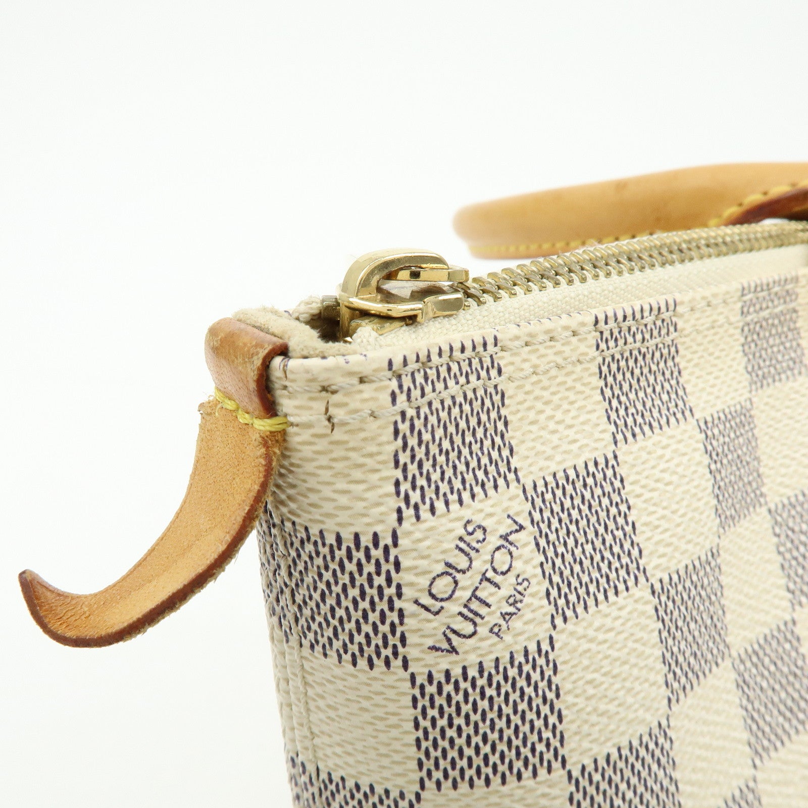 Louis Vuitton Damier Azur Saleya PM Tote Bag Hand Bag N51186