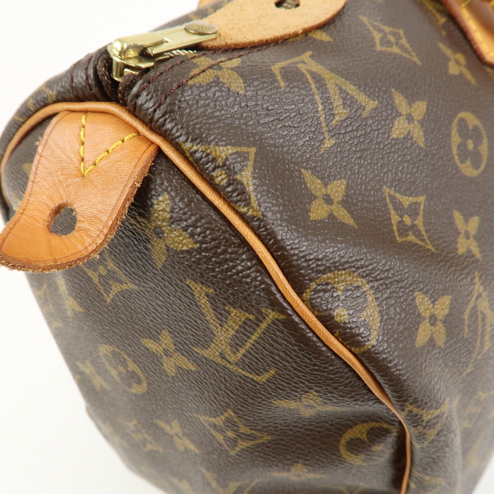 Louis Vuitton Monogram Speedy 40 Hand Bag Boston Bag Brown M41522