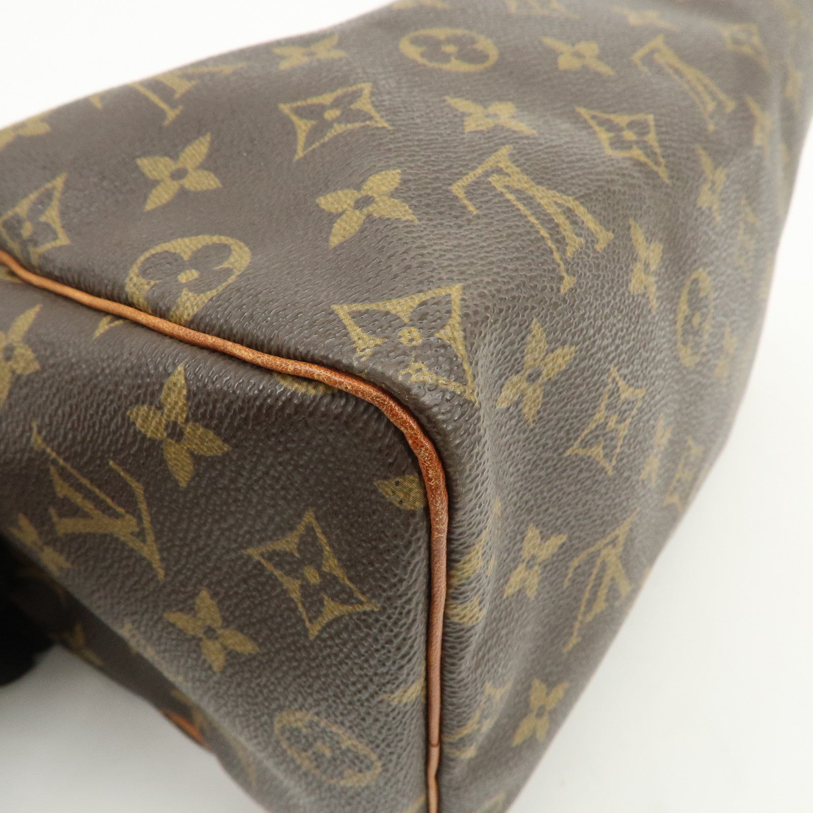 Louis Vuitton Monogram Speedy 25 Boston Bag Hand Bag Brown M41528