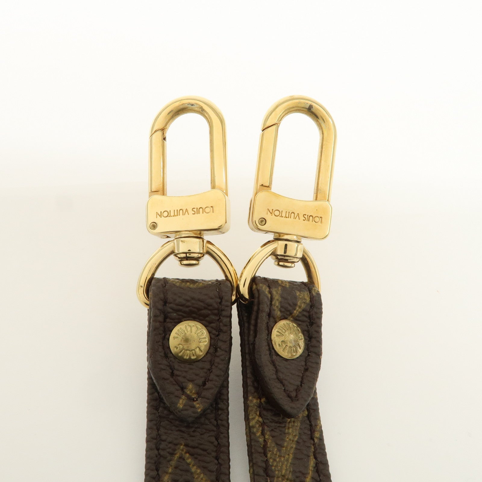 Louis Vuitton Monogram Leather Shoulder Strap 100cm J75011 Used