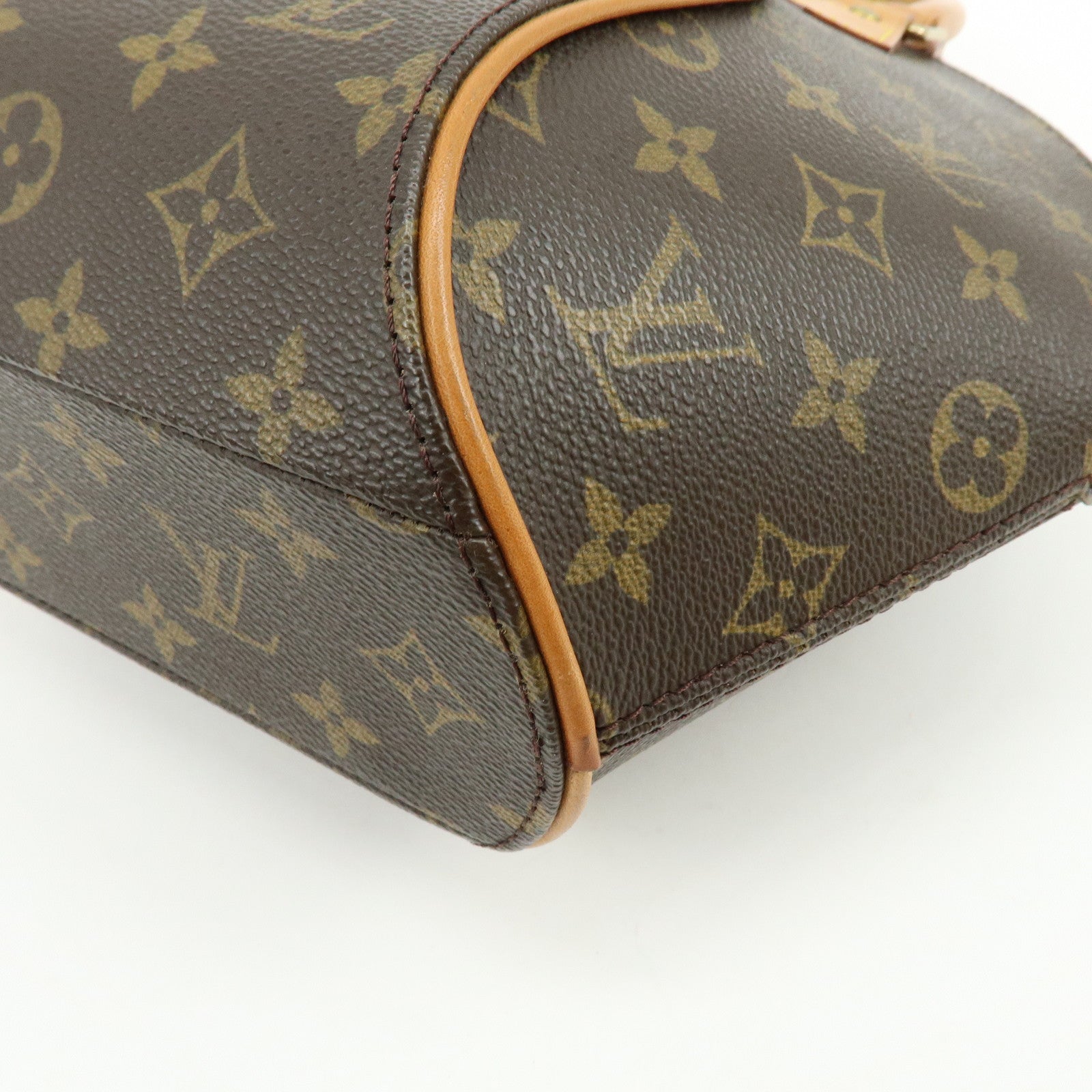 Louis Vuitton Monogram Ellipse PM Hand Bag Brown M51127