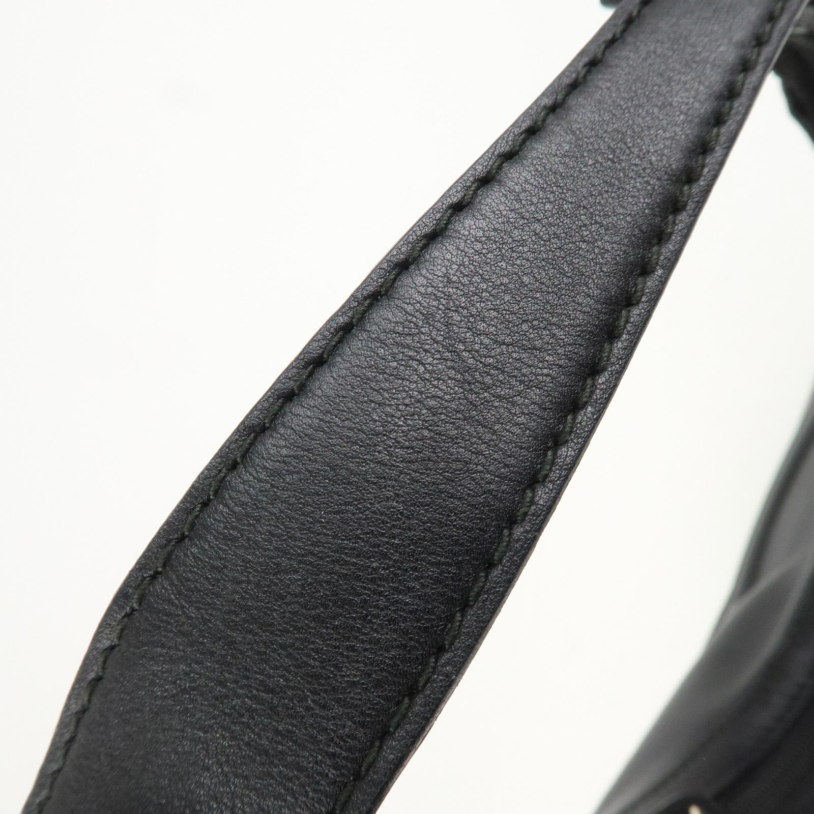 GUCCI Hysteria PVC Canvas Leather Shoulder Bag Black 262903