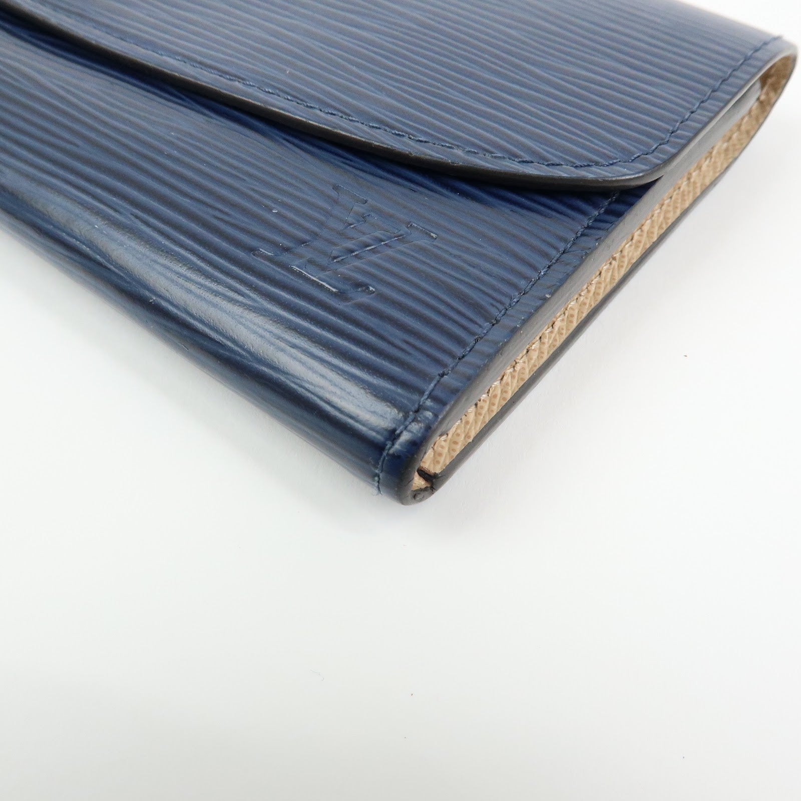 Louis Vuitton Epi Portefeuille Emilie Wallet Indigo Blue M60854
