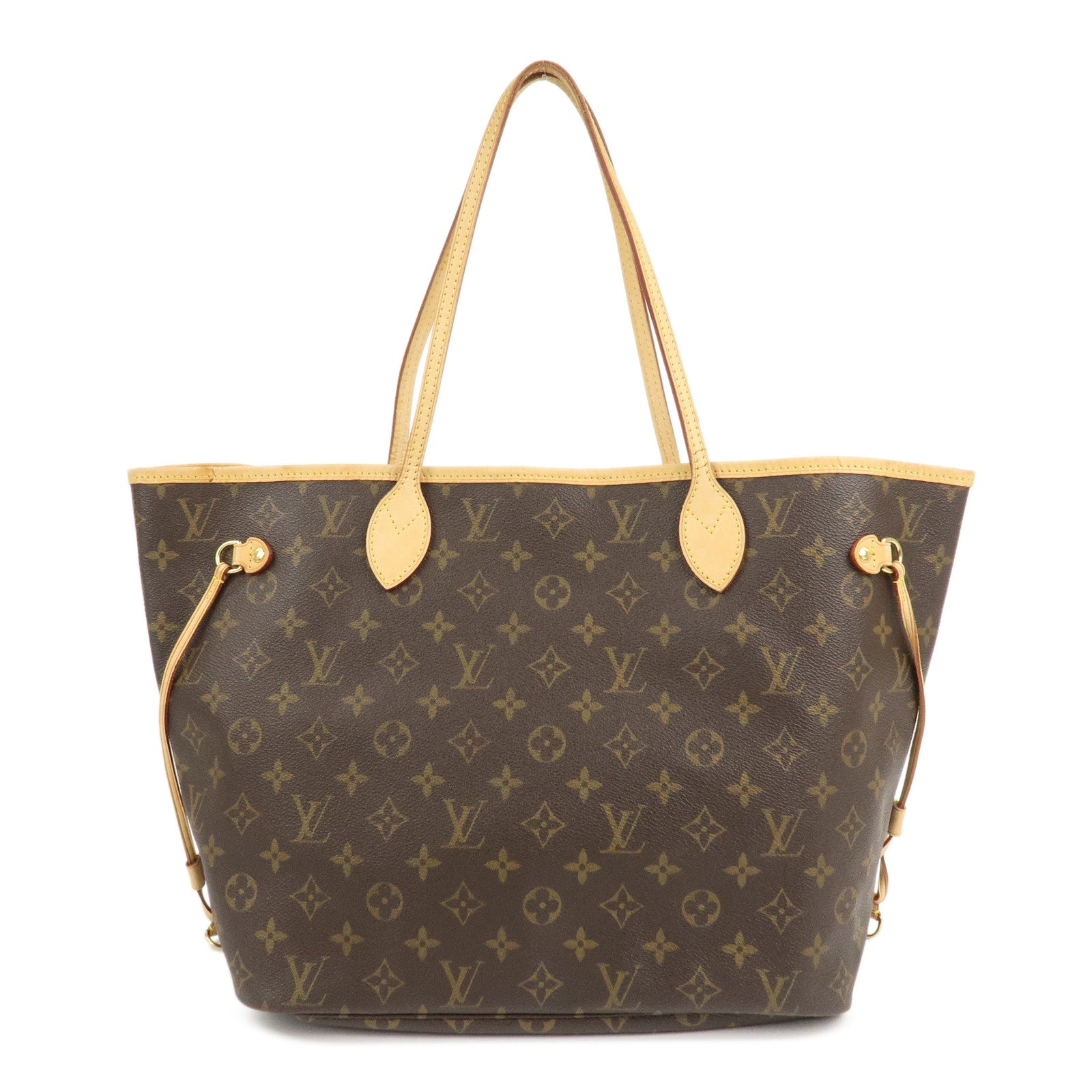 Louis Vuitton Monogram Neverfull MM Tote Bag Brown M40156