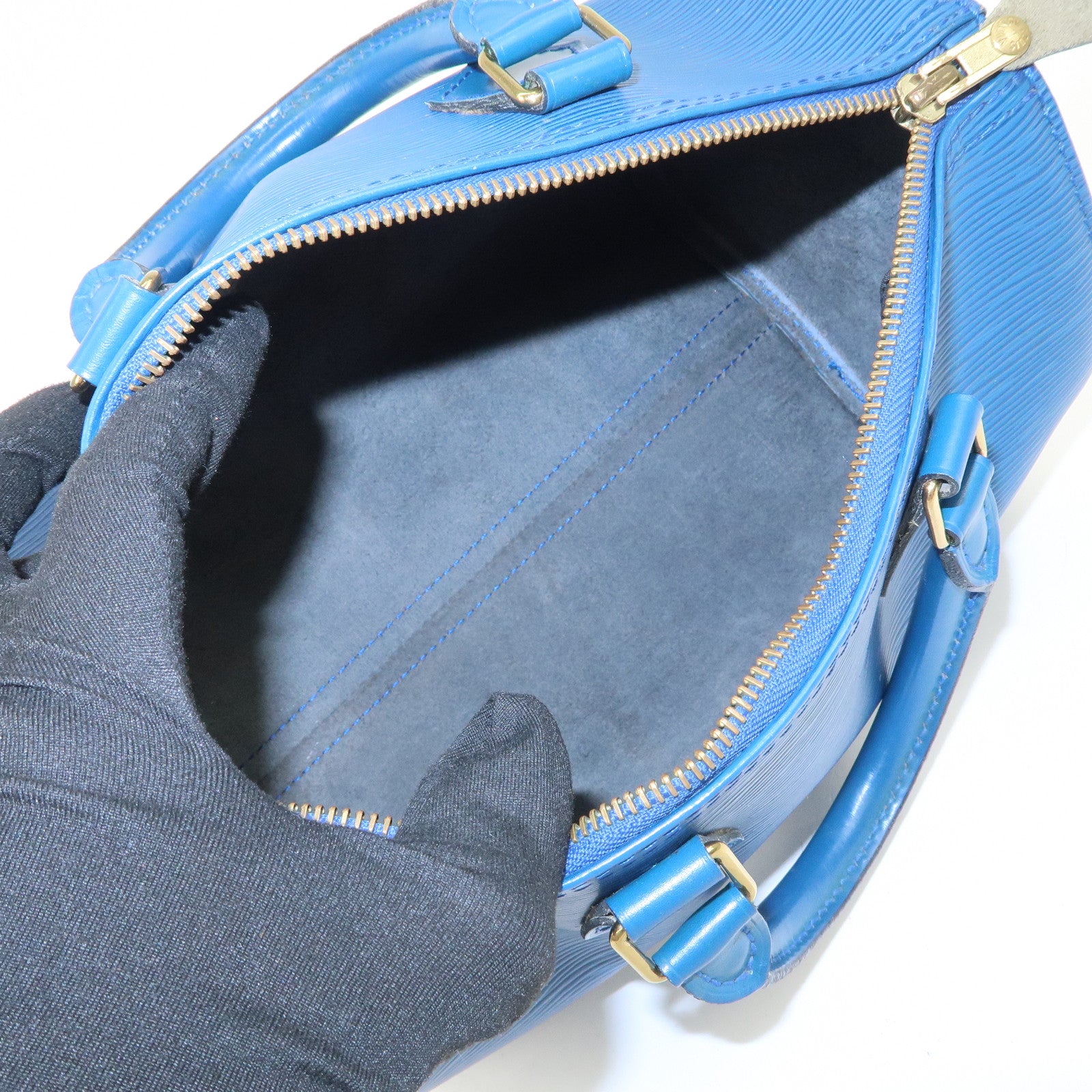 Louis Vuitton Epi Epi leather スピーディ25 Style Toledo Blue M43015