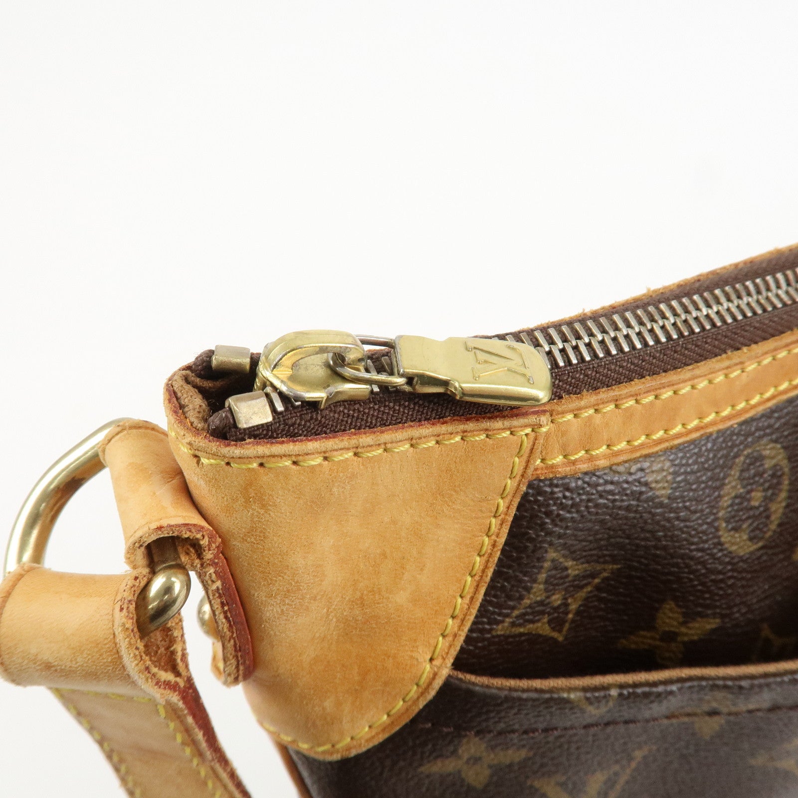 Louis Vuitton Monogram Odeon PM Shoulder Bag Brown M56390 Used