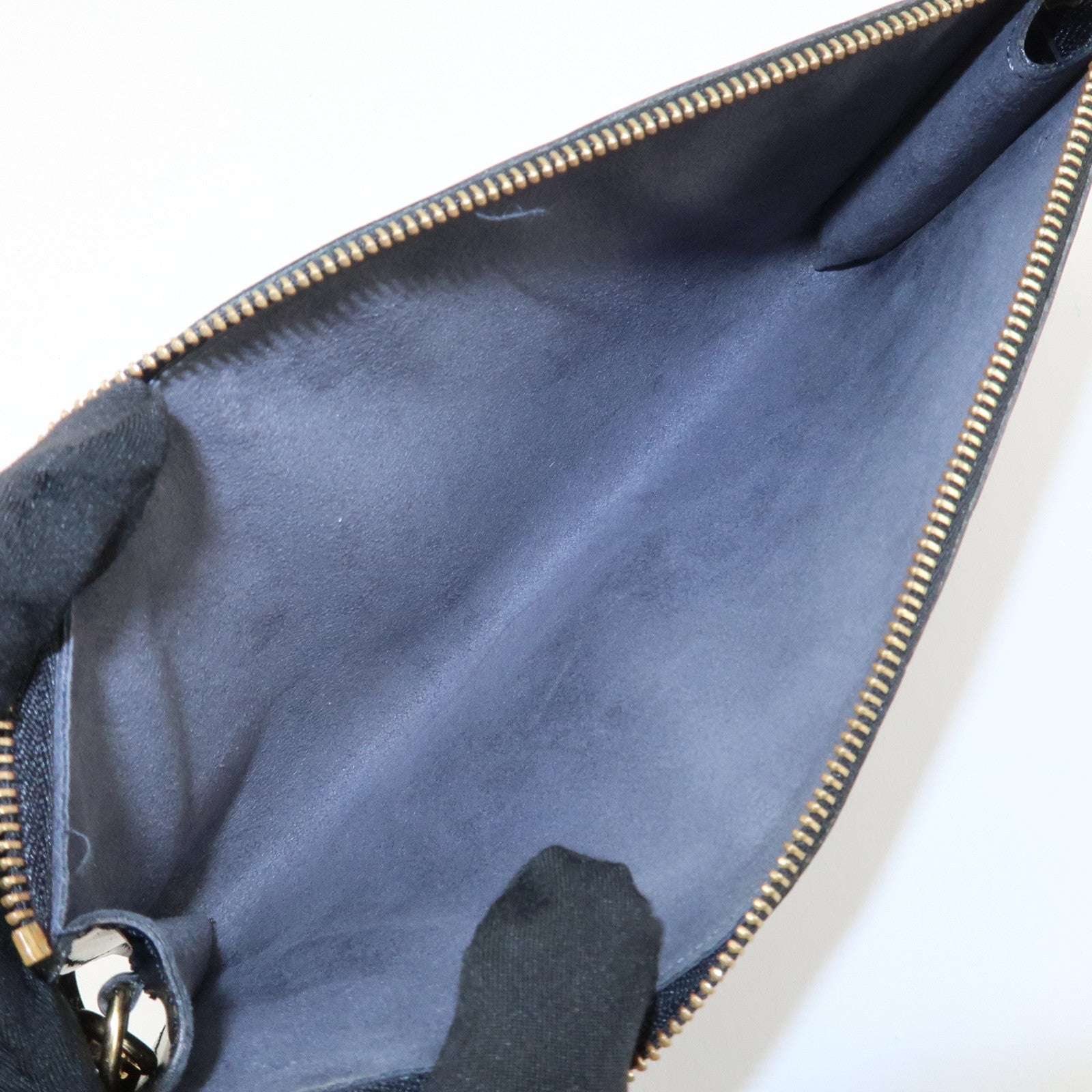 Louis Vuitton Epi Pochette Accessoires Hand Bag Noir M52942 Used