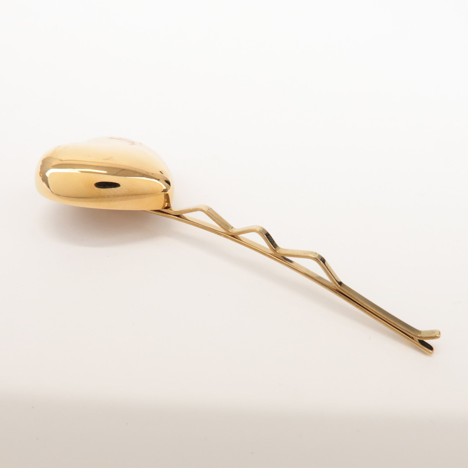 Louis Vuitton Set of 3 Plastic Metal Hair Pin Red Yellow M92349